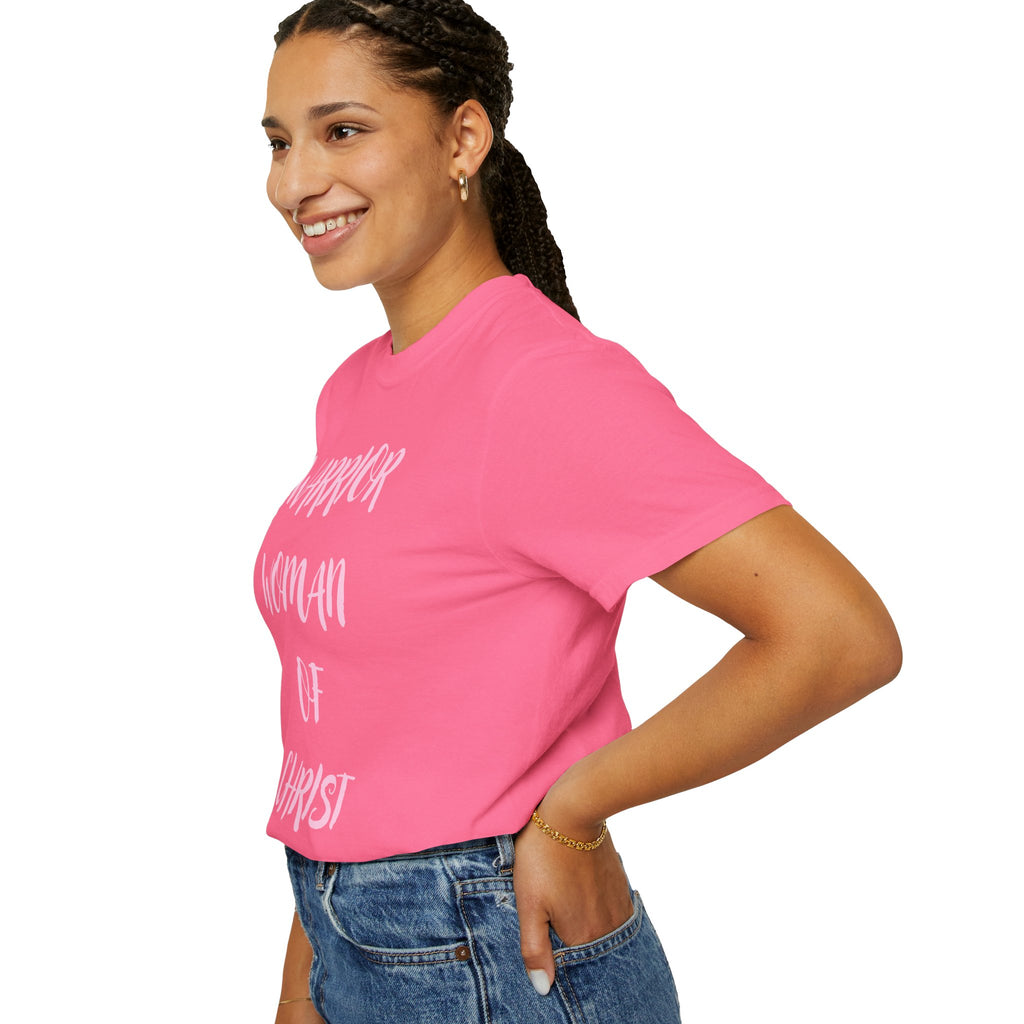 Warrior Woman of Christ T‑Shirt — Christian Faith Tee for Women
