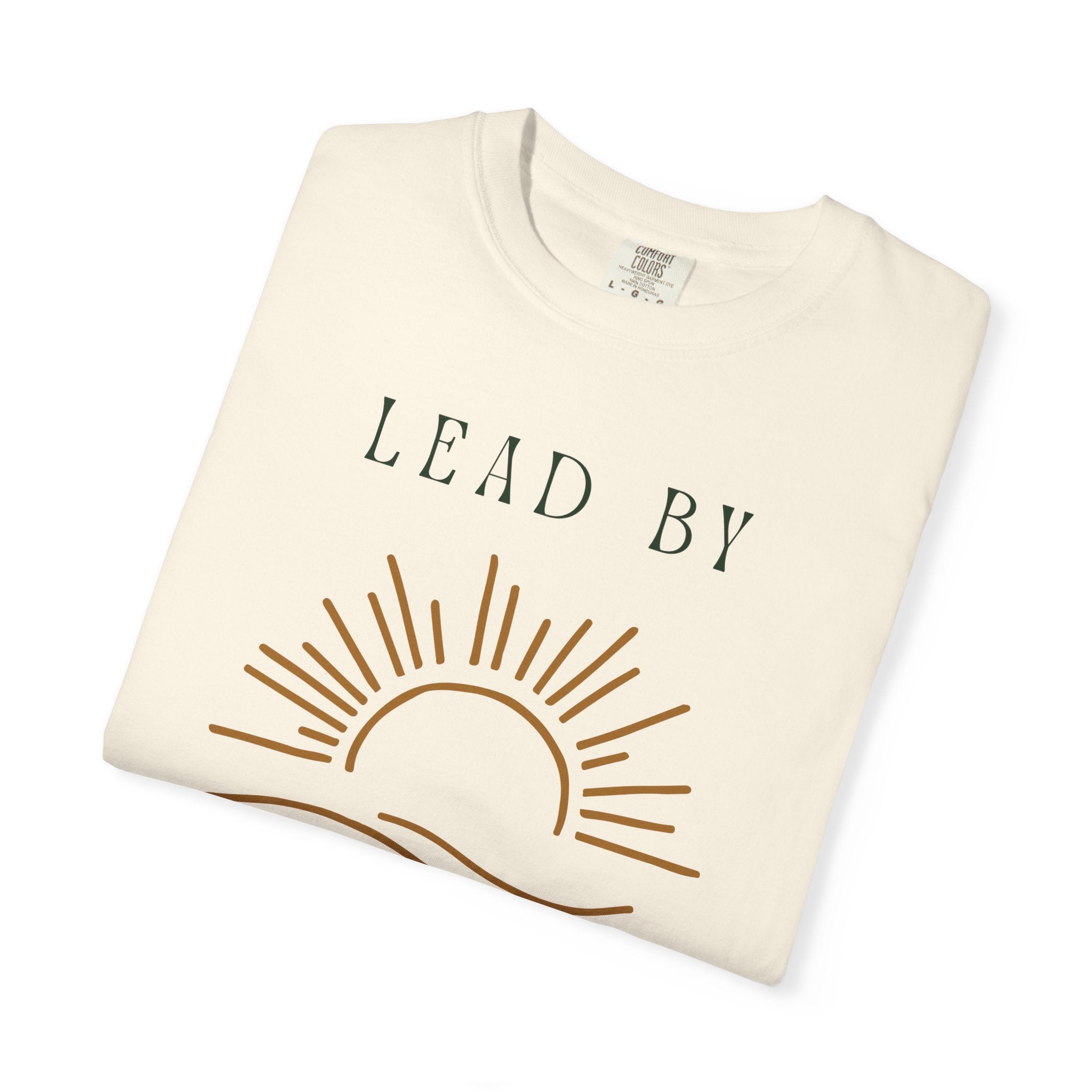 Lead By His Light T-Shirt — Christian Inspirational Sun Graphic Tee