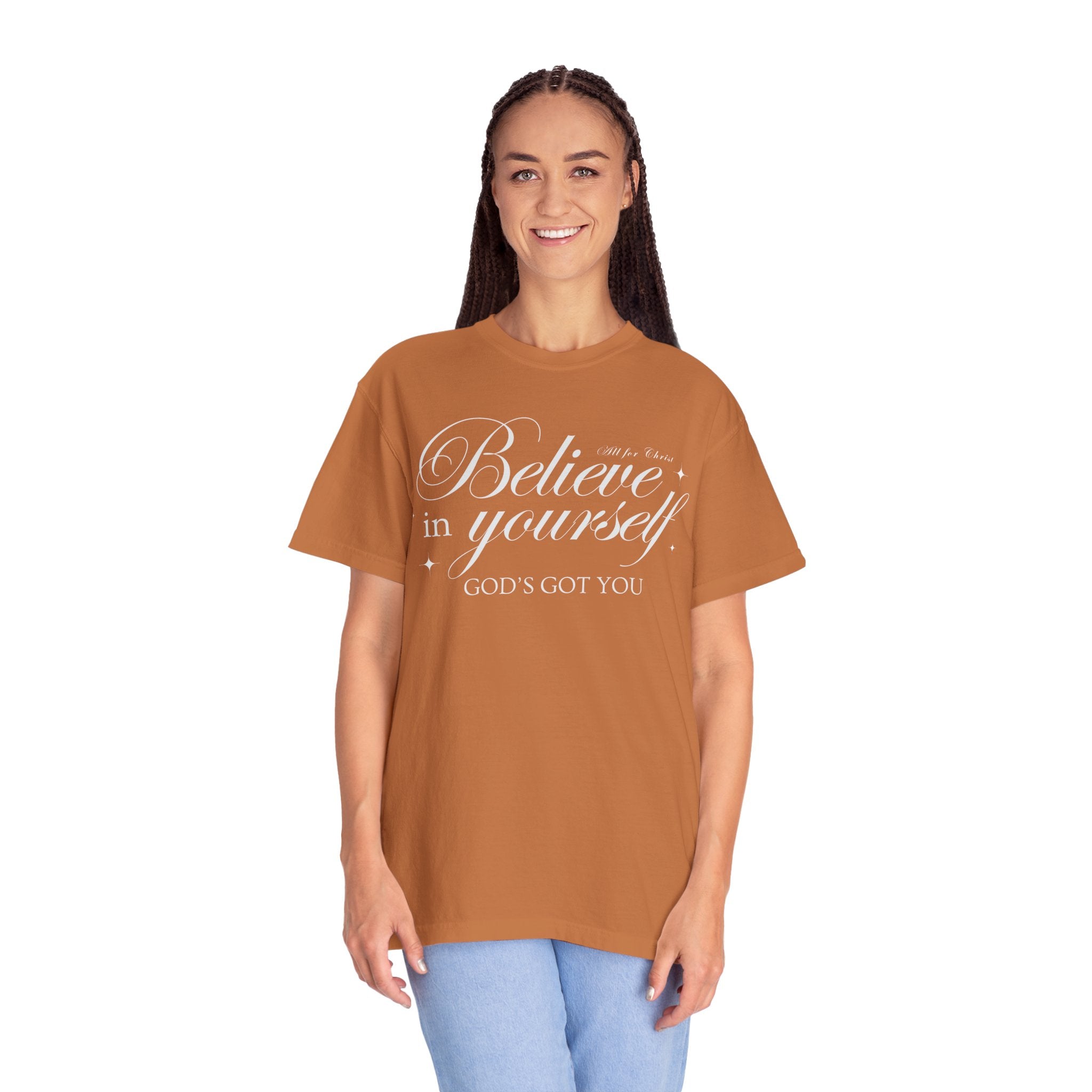 Believe In Yourself Christian T‑Shirt — "God's Got You" Inspirational Tee