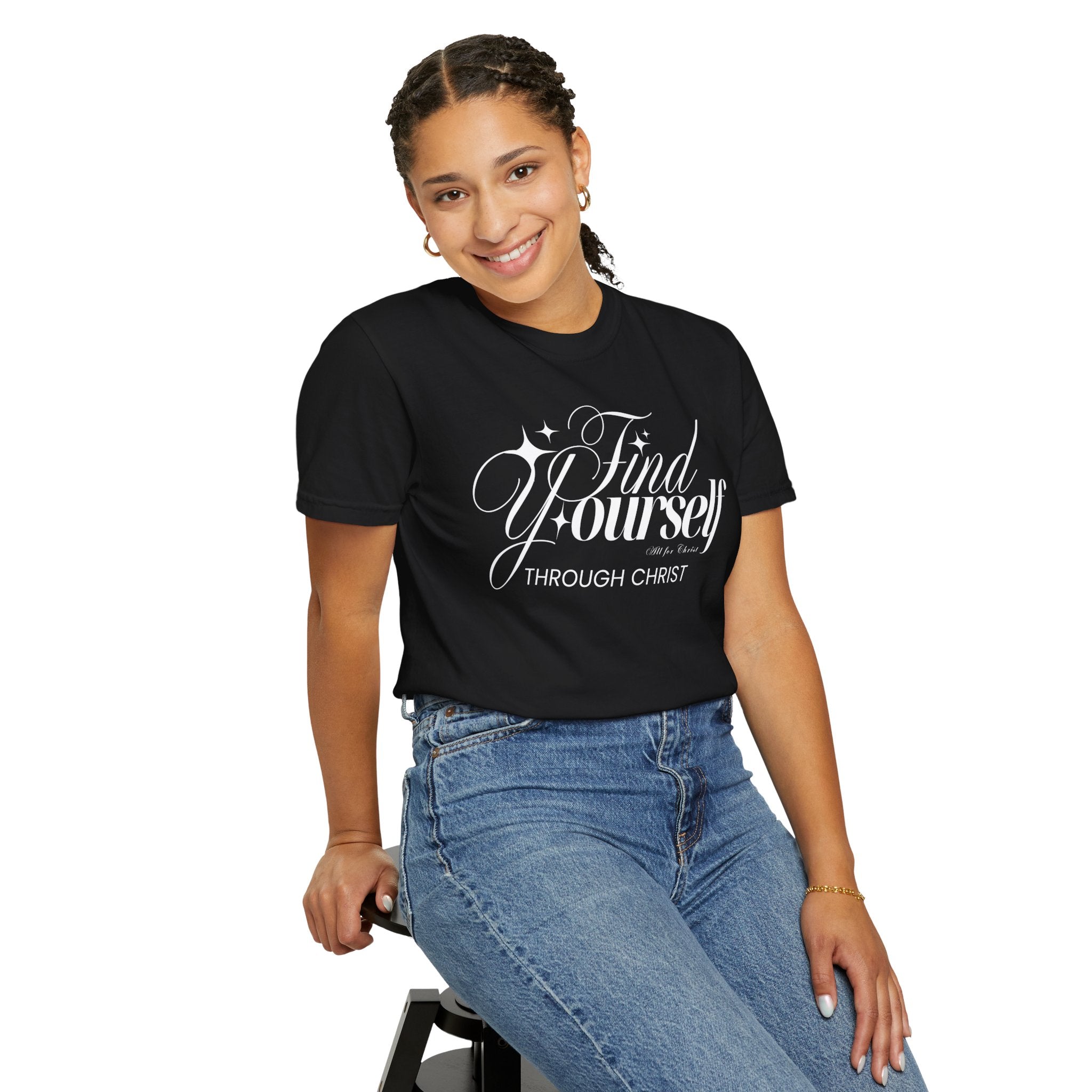 Find Yourself Through Christ T-Shirt — Christian Faith Graphic Tee