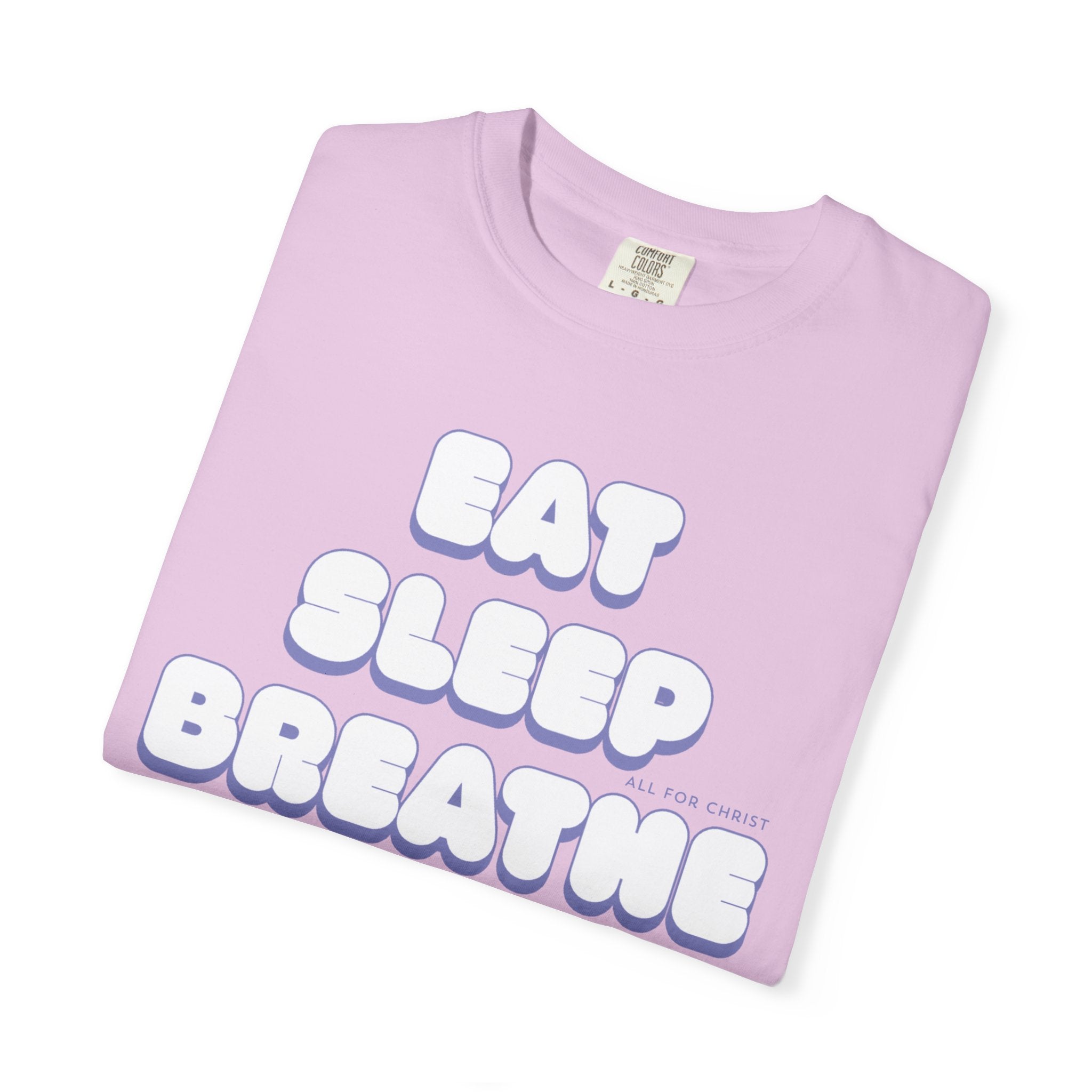 Eat Sleep Breathe Jesus T-Shirt — Retro Christian Faith Tee