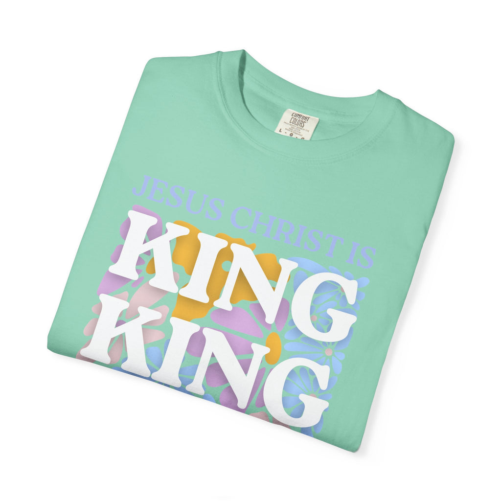 Christian 'King' Graphic T-Shirt — Jesus Christ Is King Faith Tee