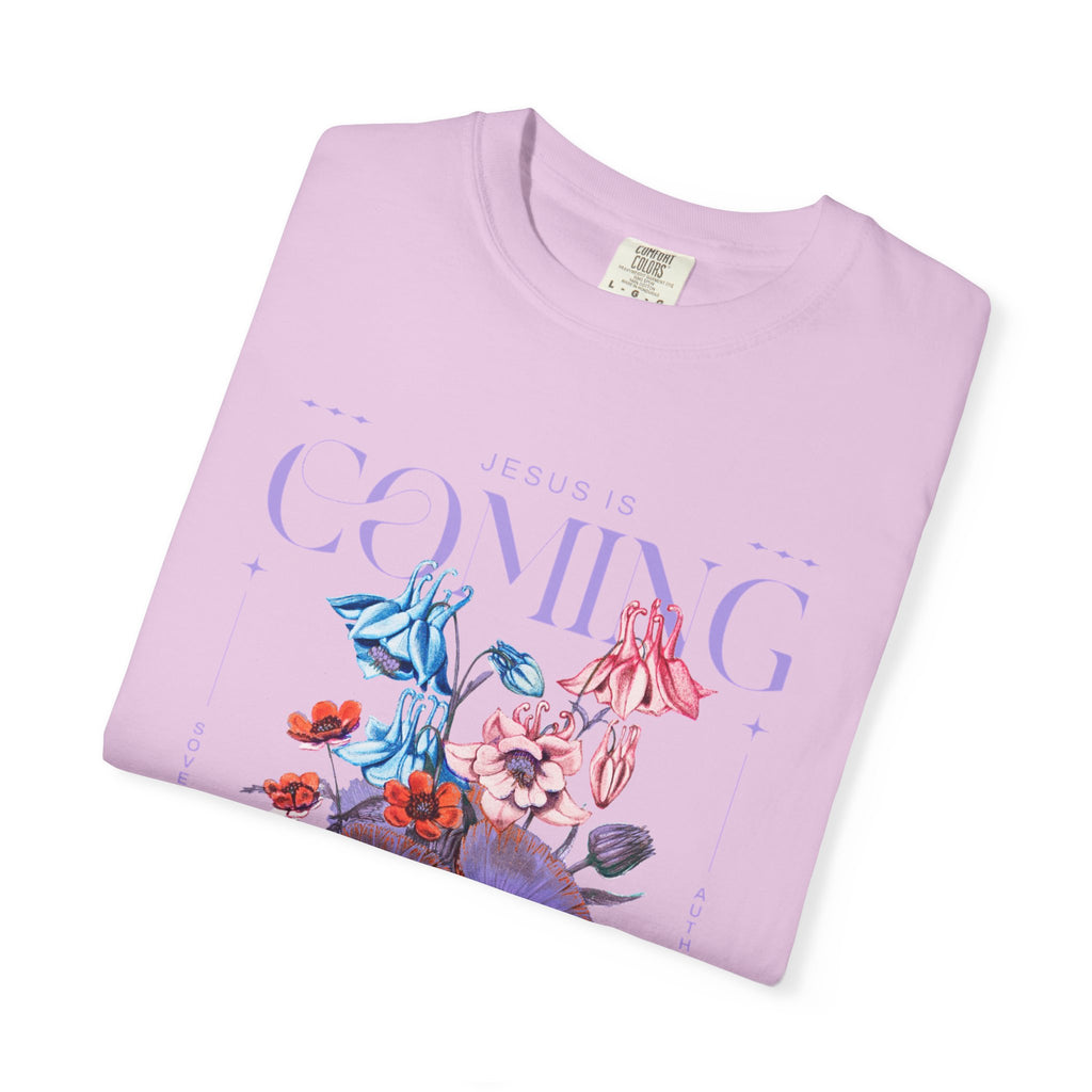 Coming Floral T-Shirt — Vintage Botanical Graphic Tee