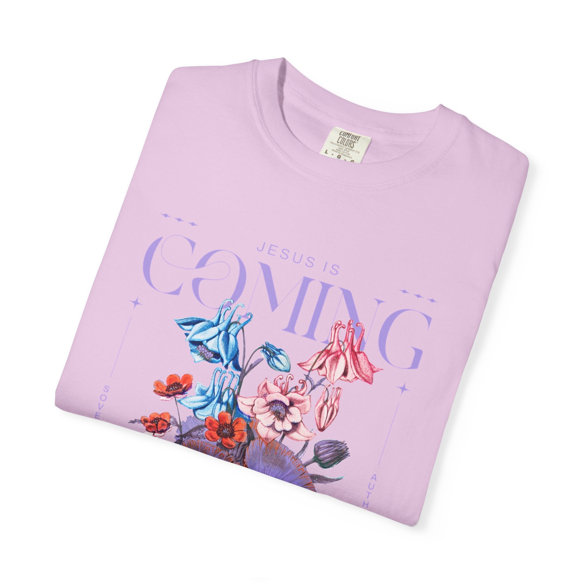 Coming Floral T-Shirt — Vintage Botanical Graphic Tee