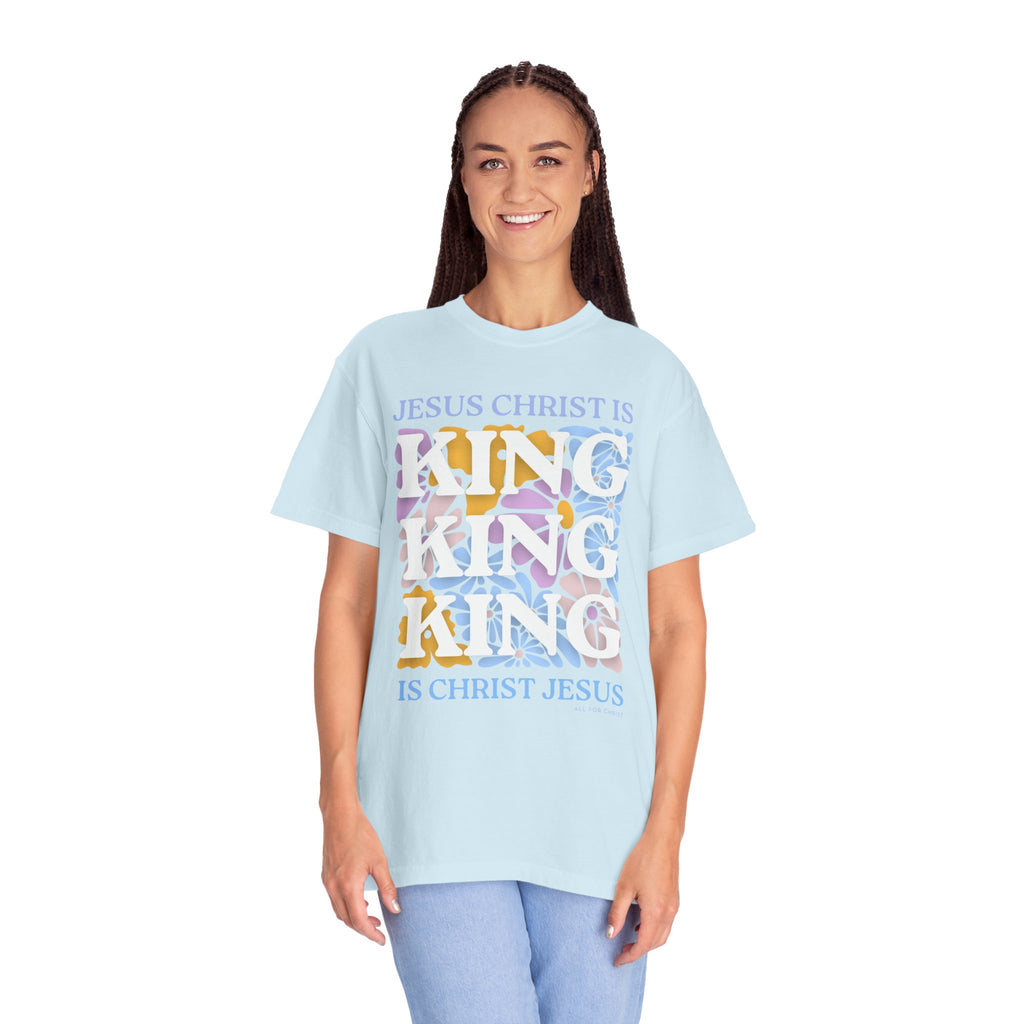 Christian 'King' Graphic T-Shirt — Jesus Christ Is King Faith Tee