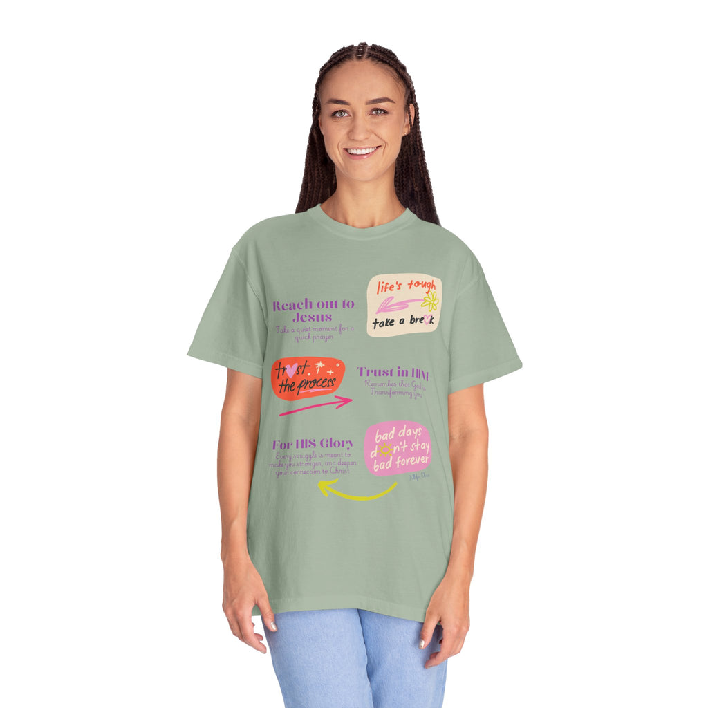 Inspirational Daily Reminder T-Shirt — Positive Message Graphic Tee