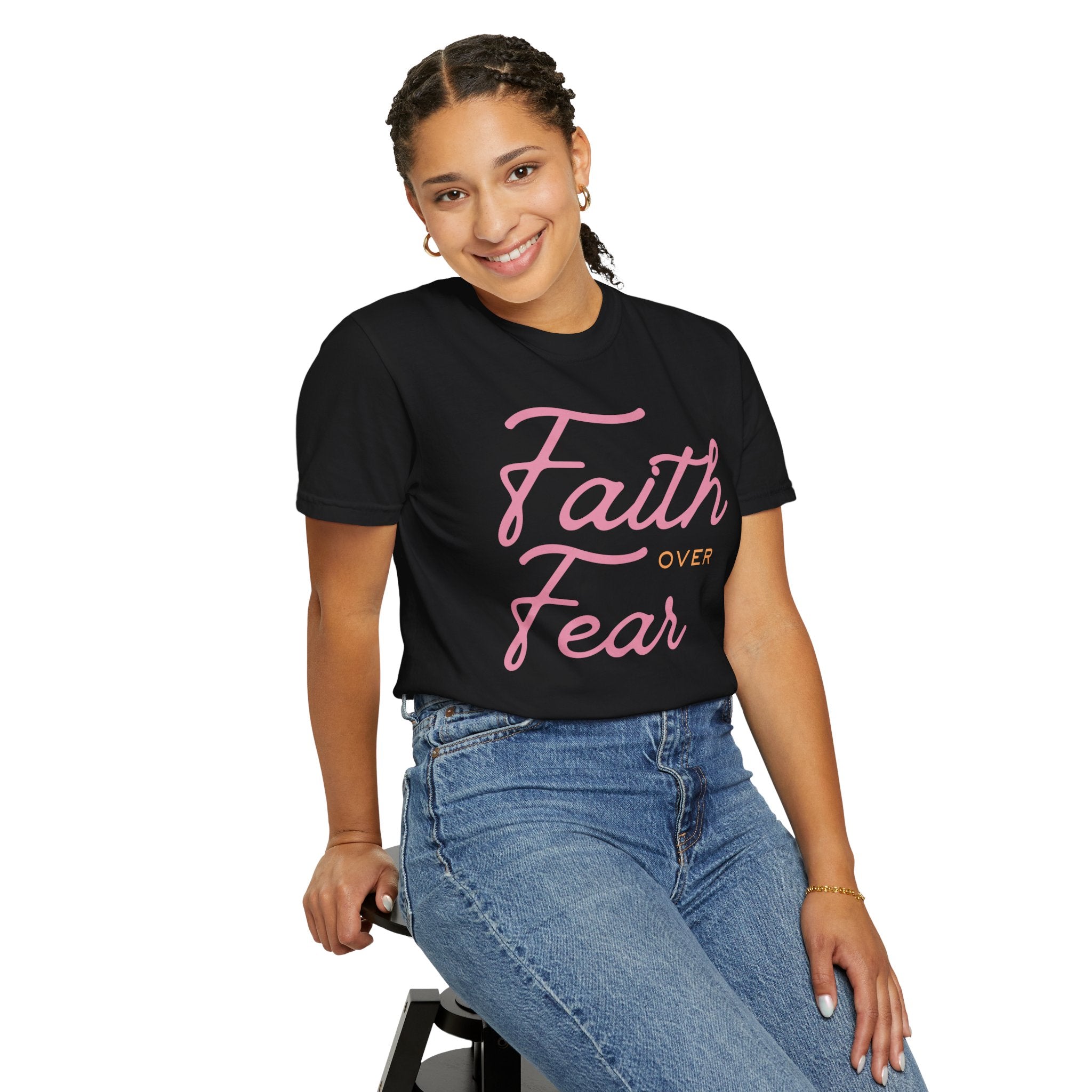 Faith Over Fear T-Shirt — Inspirational Christian Tee