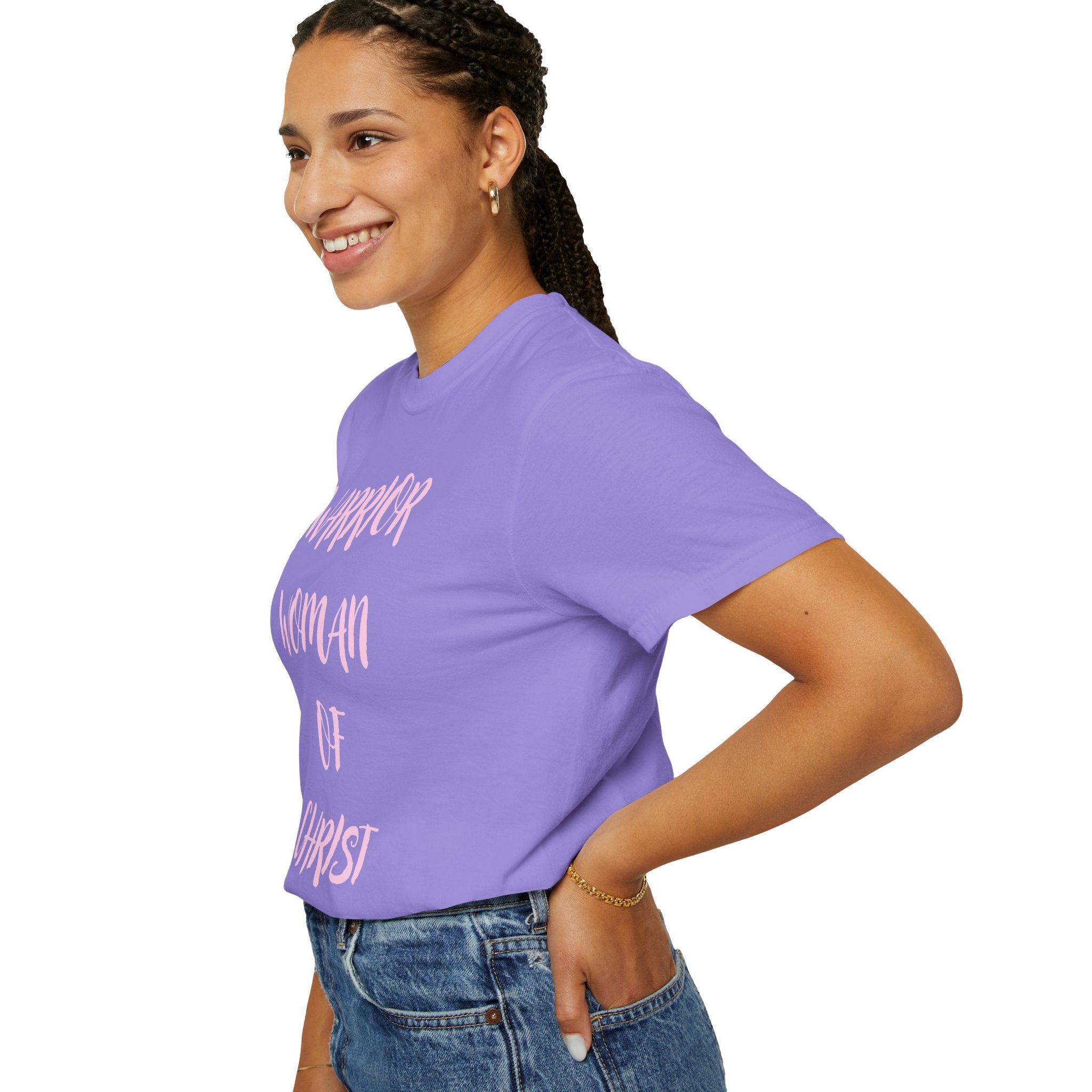 Warrior Woman of Christ T‑Shirt — Christian Faith Tee for Women