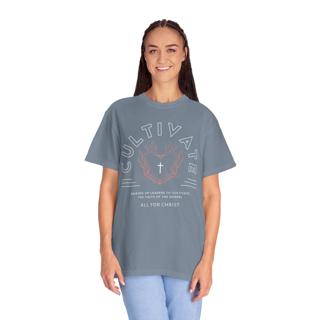 Cultivate Christian T-Shirt — 'All For Christ' Church Ministry Tee