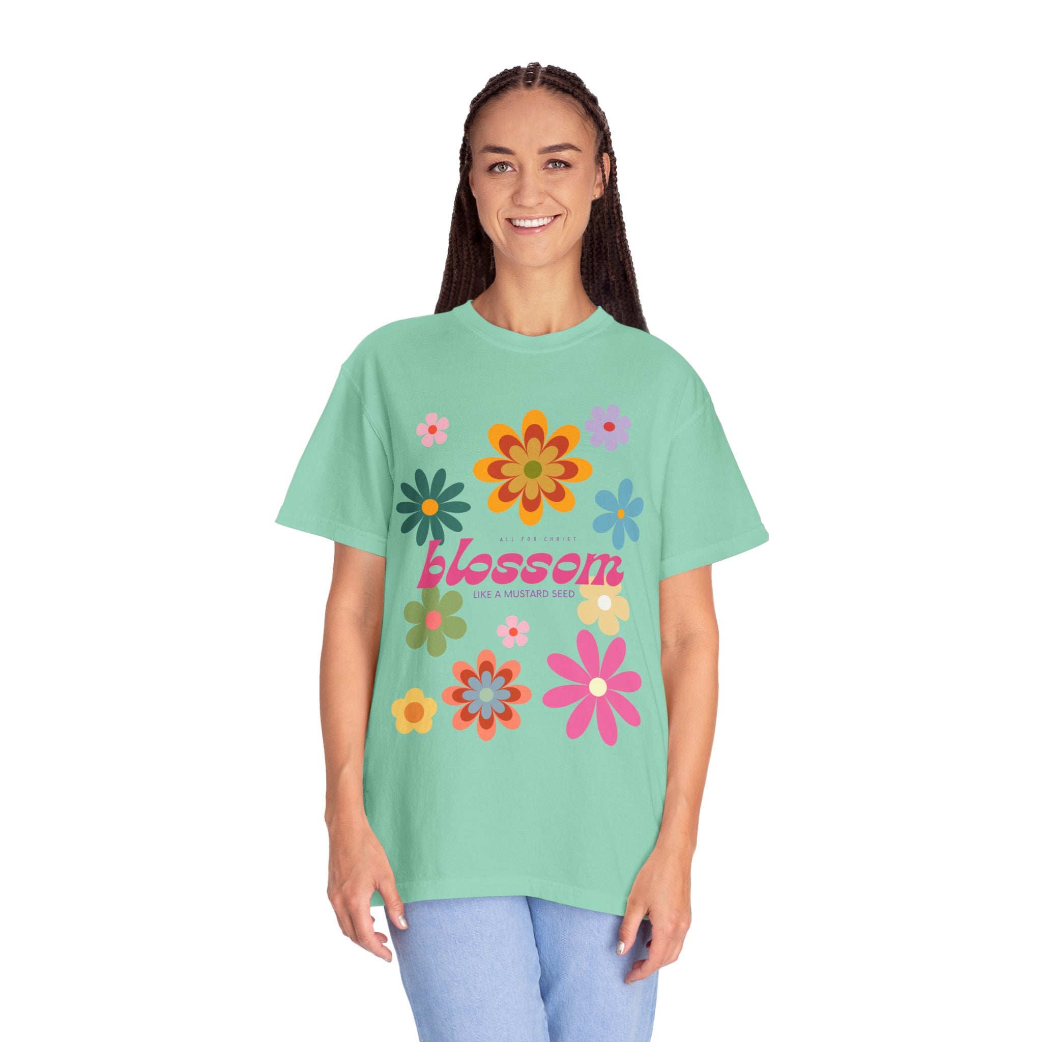 Blossom Floral Tee — Retro Flower Graphic T-Shirt