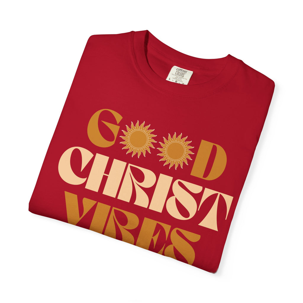 Good Christ Vibes T-Shirt — Retro Faith Graphic Tee
