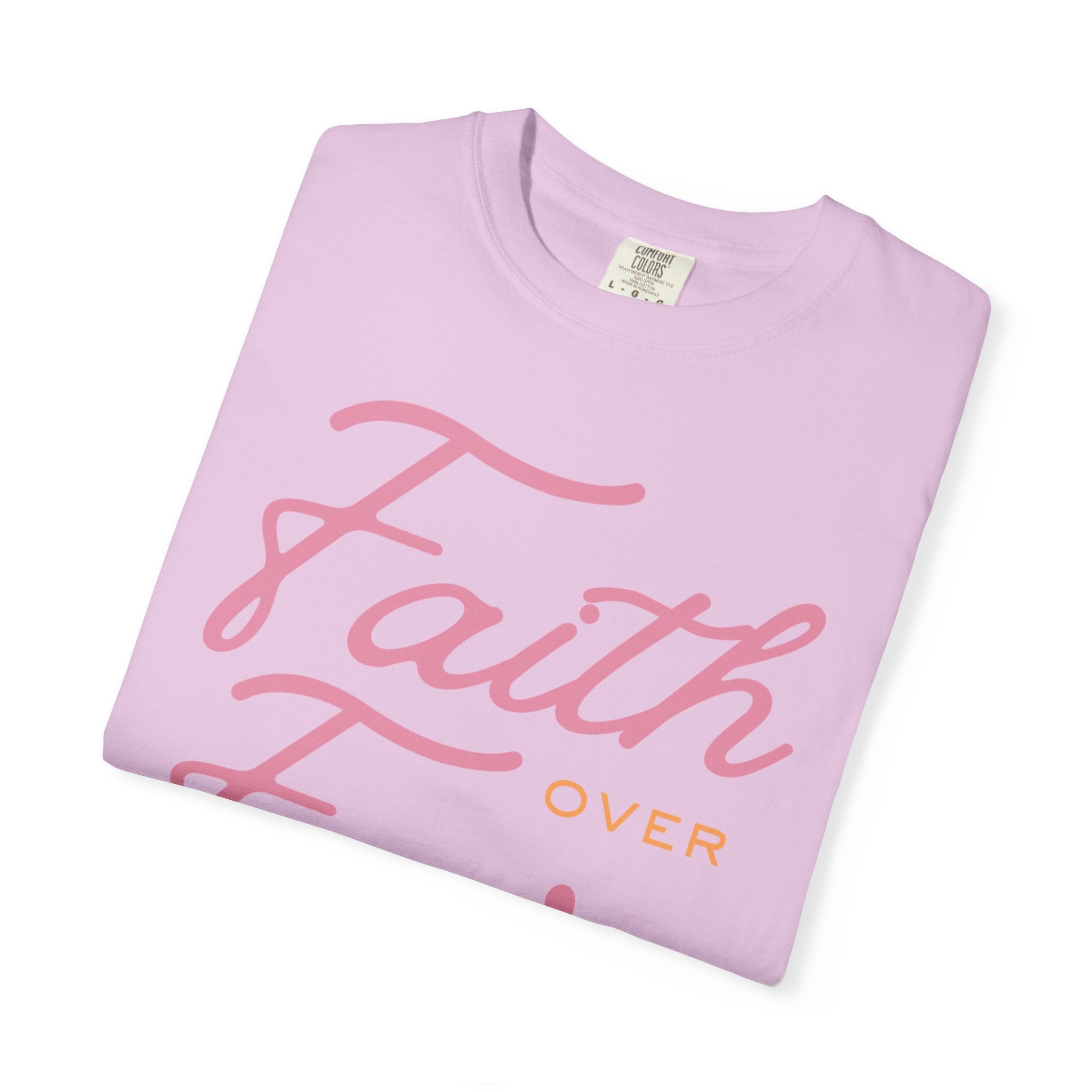 Faith Over Fear T-Shirt — Inspirational Christian Tee