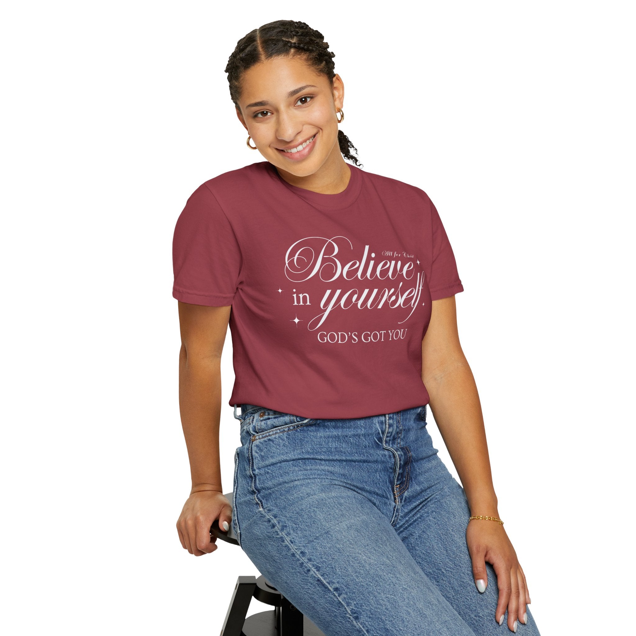 Believe In Yourself Christian T‑Shirt — "God's Got You" Inspirational Tee