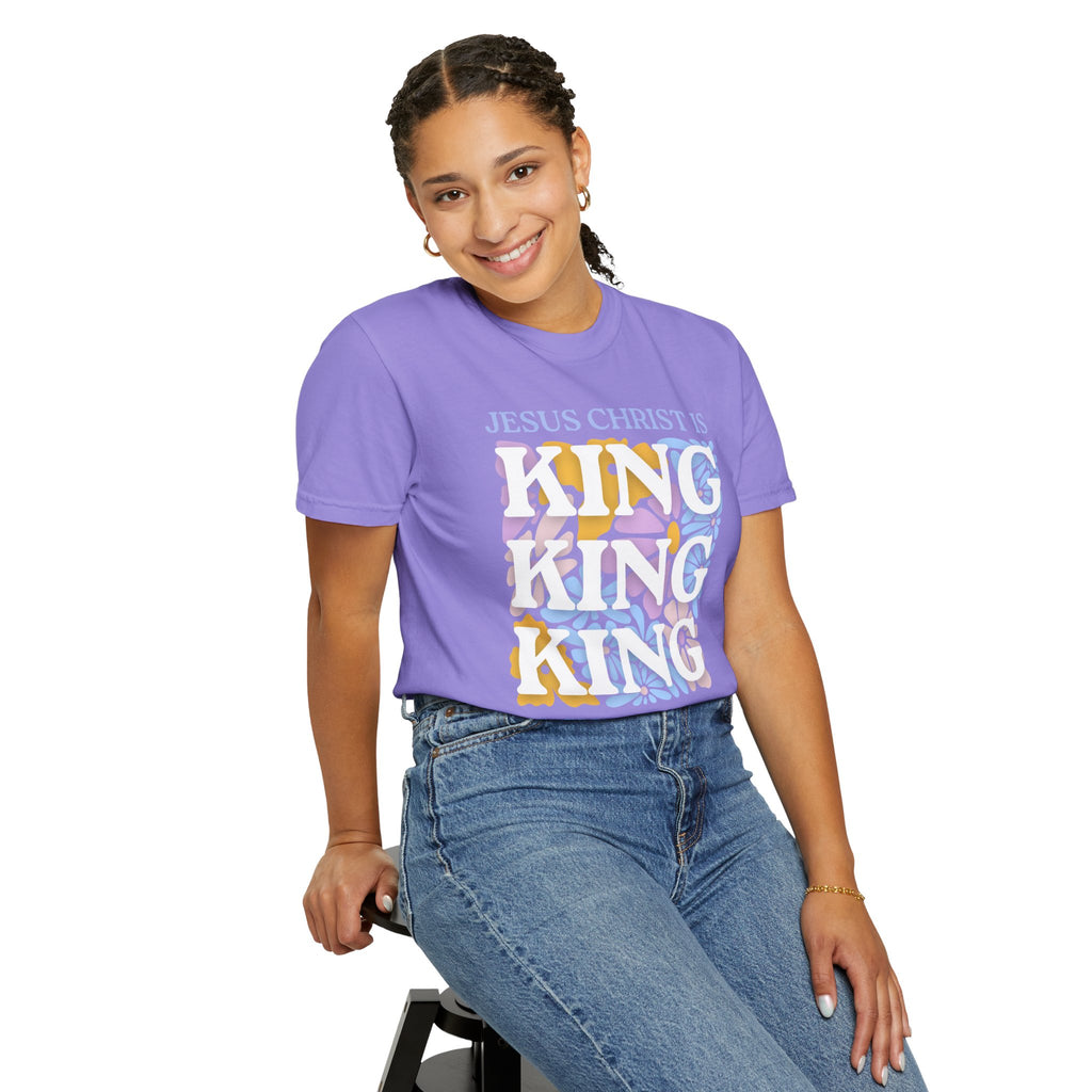 Christian 'King' Graphic T-Shirt — Jesus Christ Is King Faith Tee