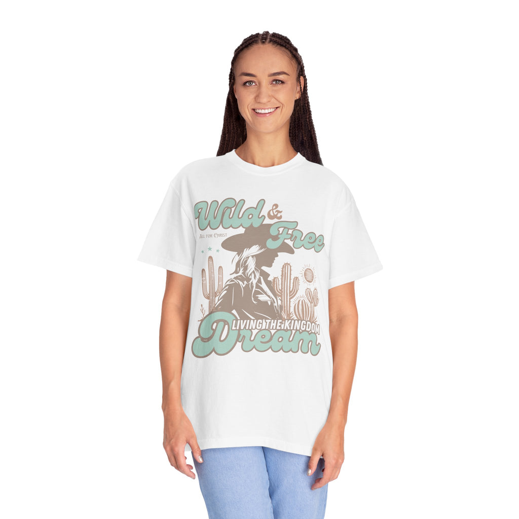 Wild & Free Dream T-Shirt — Desert Cowgirl Graphic Tee