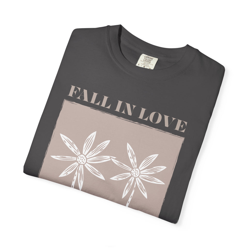Faith Floral T‑Shirt — "Fall in Love with Jesus" Graphic Tee