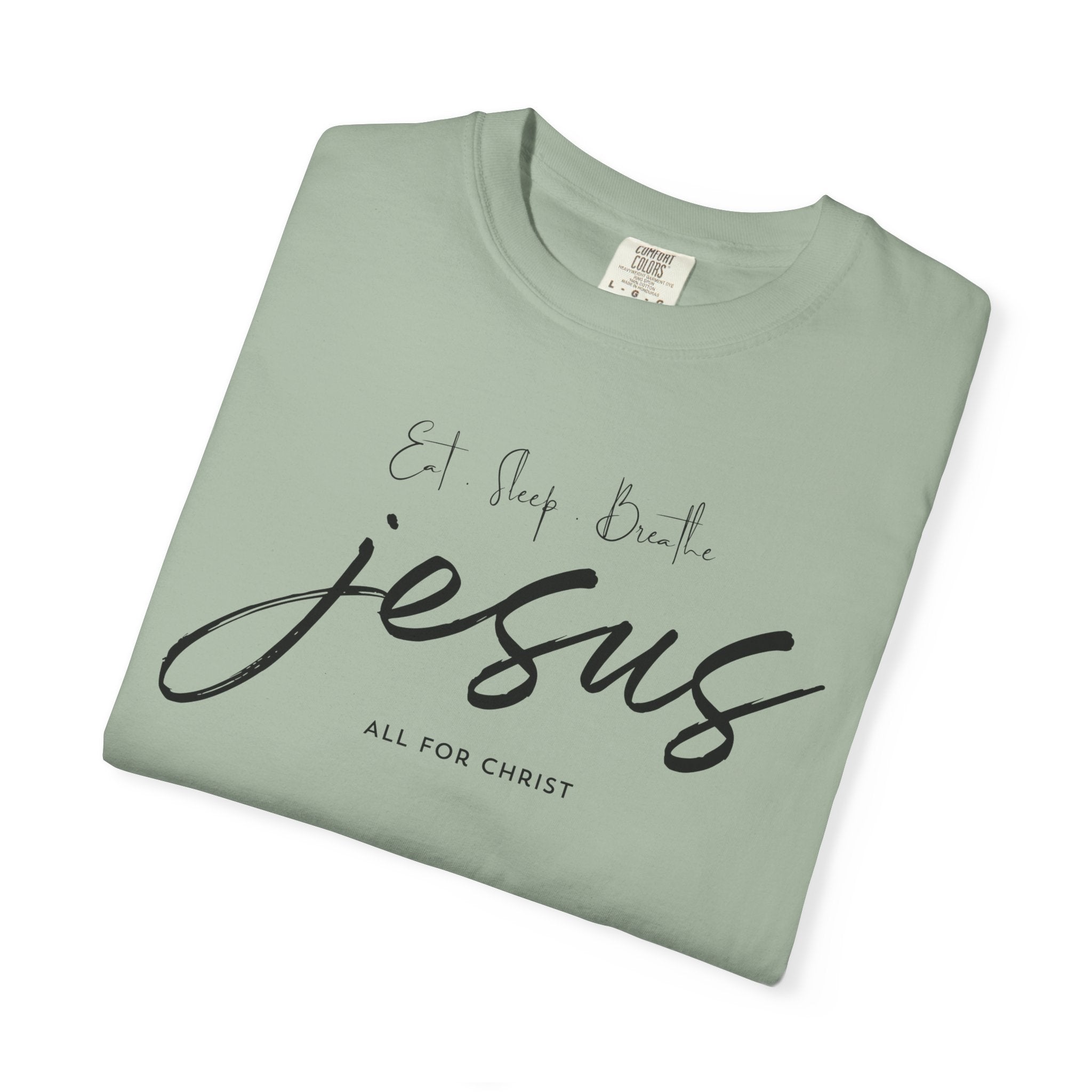 Jesus Script Tee - 'All for Christ' Faith Graphic T-Shirt