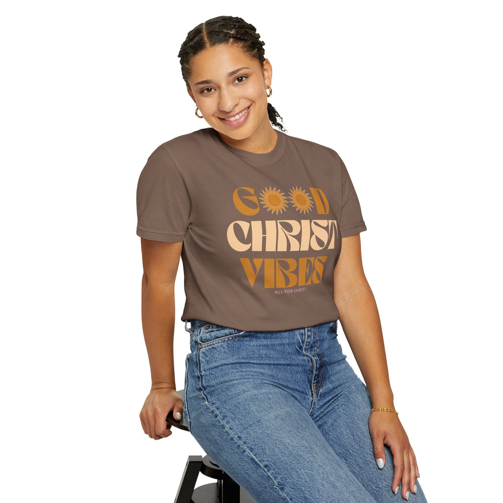 Good Christ Vibes T-Shirt — Retro Faith Graphic Tee