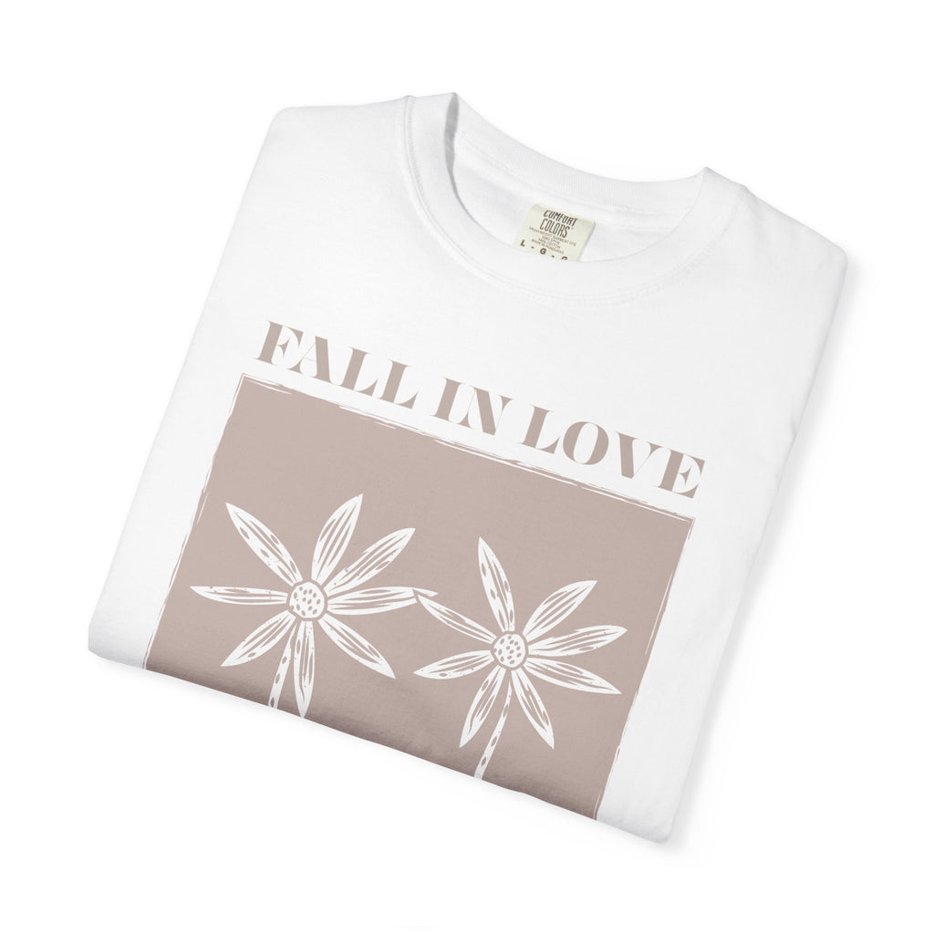 Faith Floral T‑Shirt — "Fall in Love with Jesus" Graphic Tee