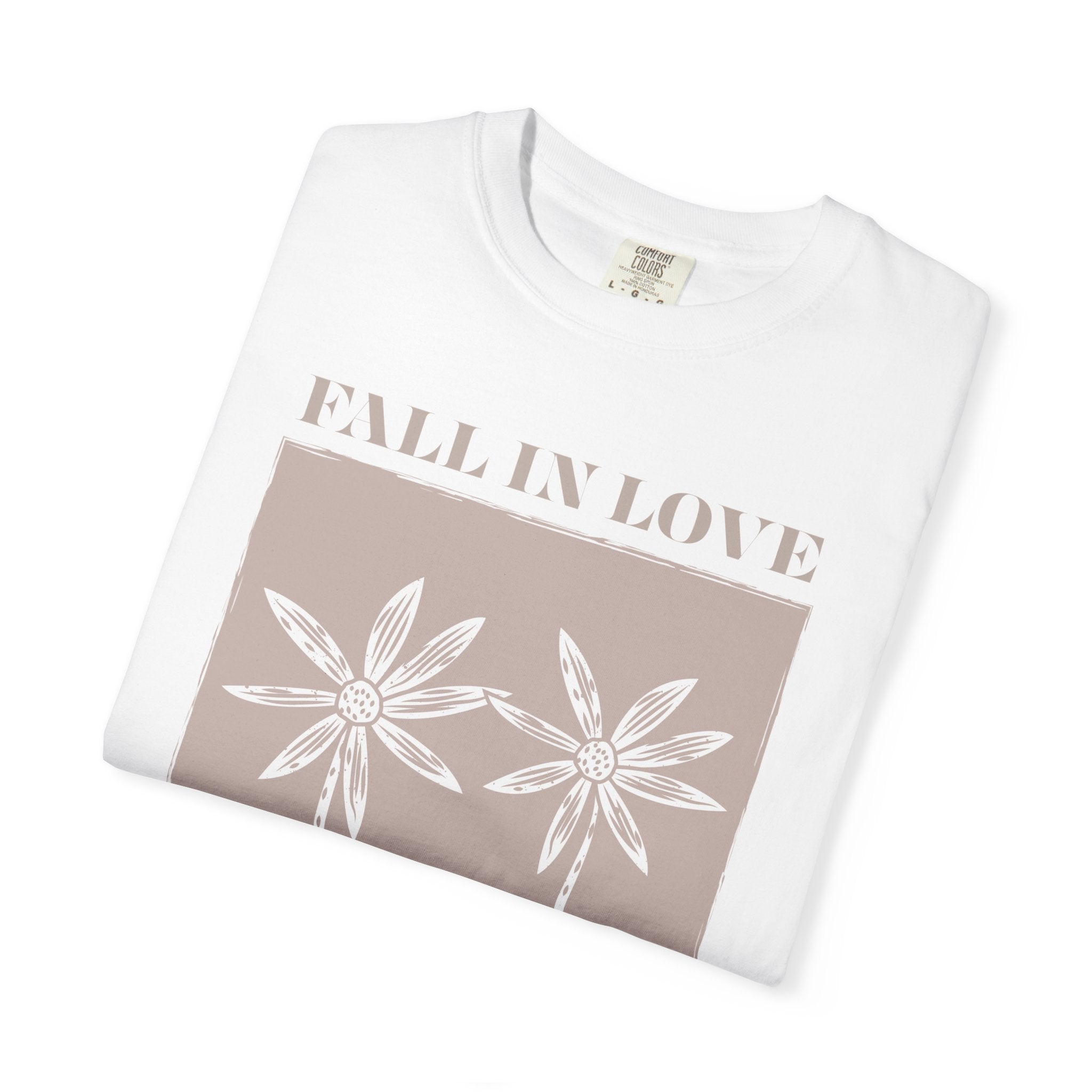 Faith Floral T‑Shirt — "Fall in Love with Jesus" Graphic Tee