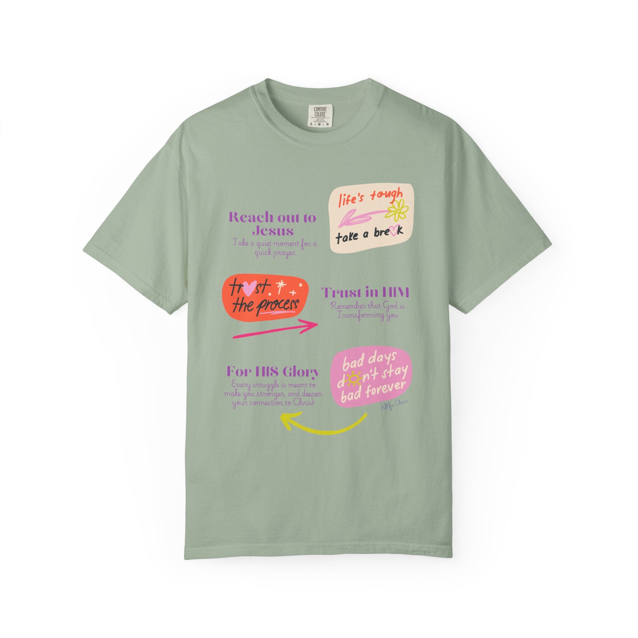 Inspirational Daily Reminder T-Shirt — Positive Message Graphic Tee