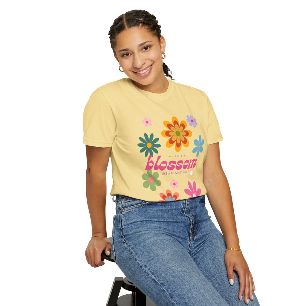 Blossom Floral Tee — Retro Flower Graphic T-Shirt