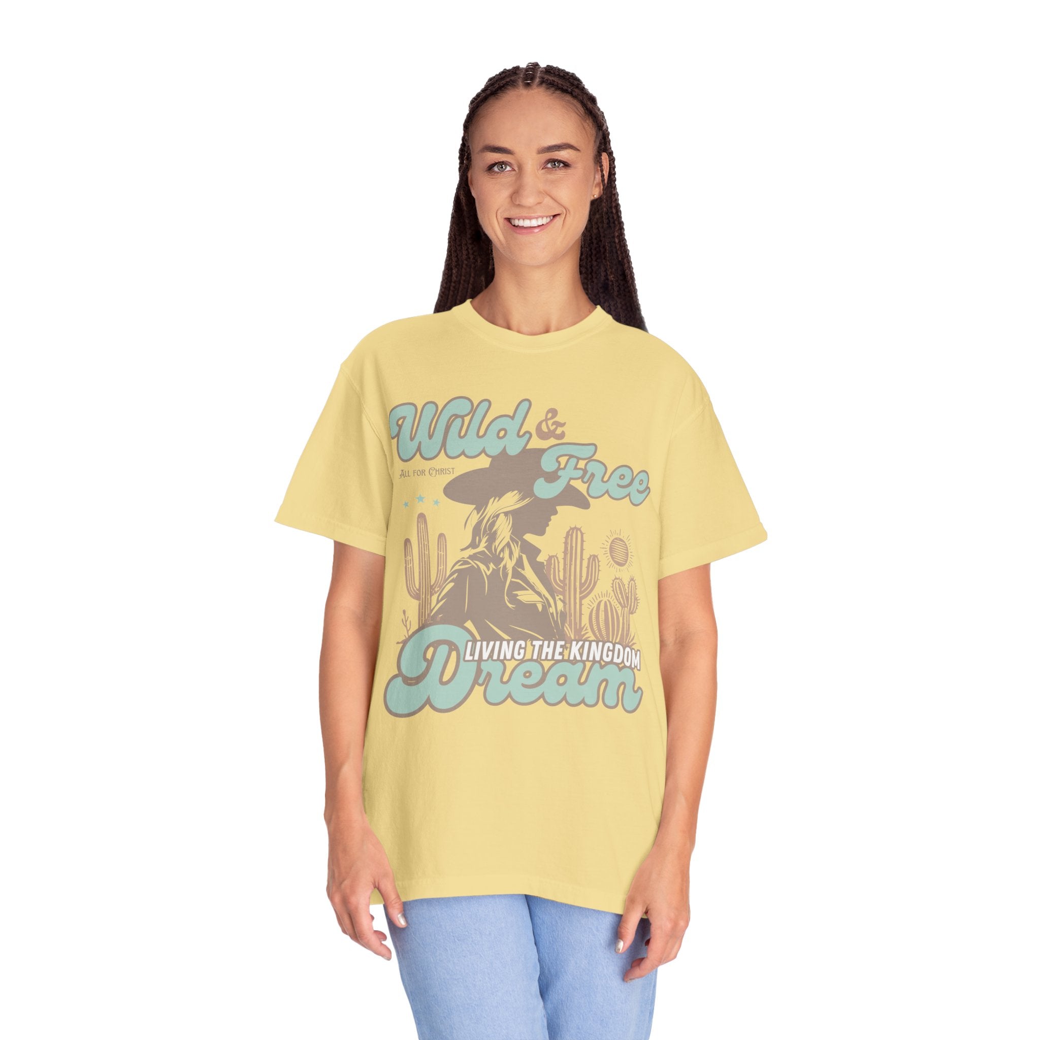 Wild & Free Dream T-Shirt — Desert Cowgirl Graphic Tee