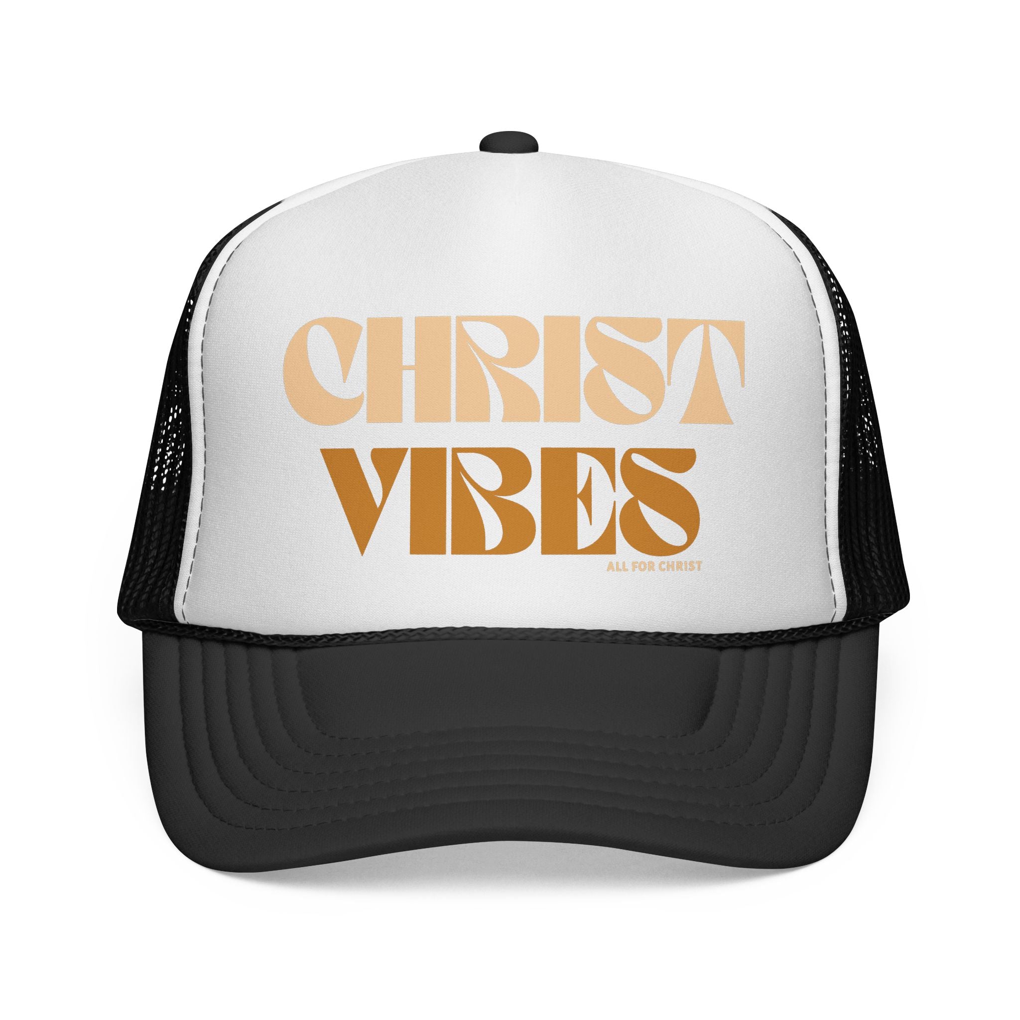 Christ Vibes Trucker Cap — Retro Faith Graphic Hat