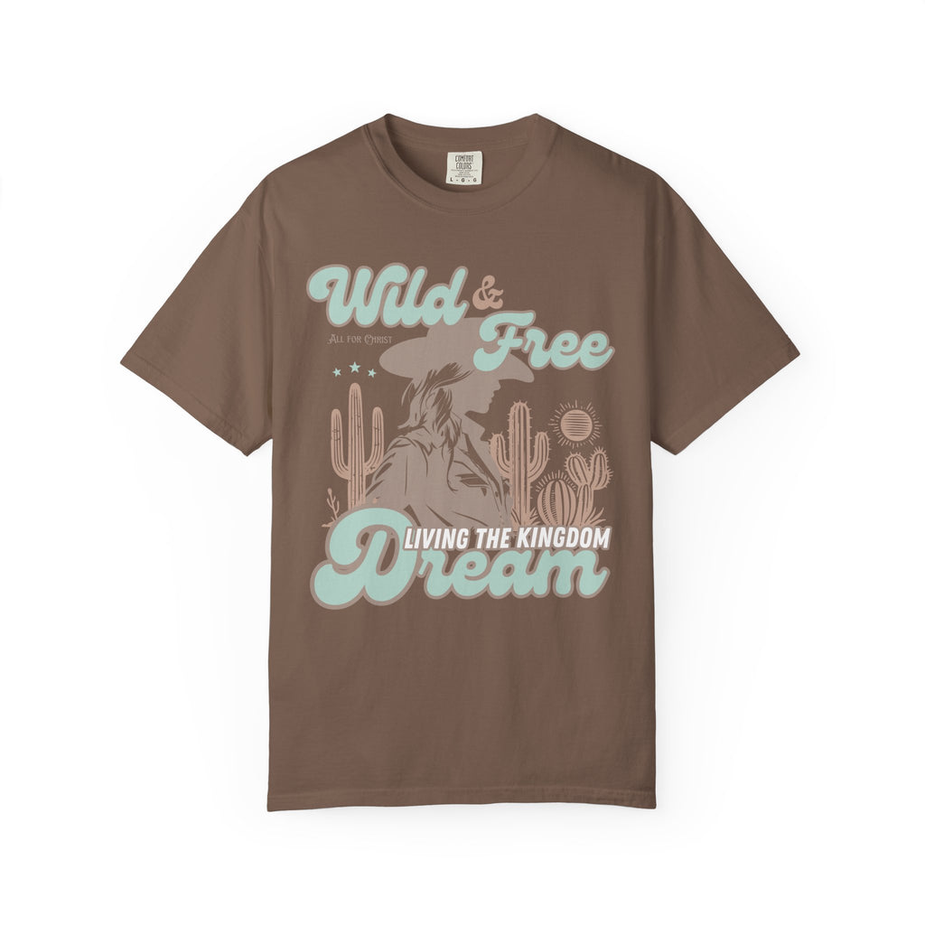 Wild & Free Dream T-Shirt — Desert Cowgirl Graphic Tee