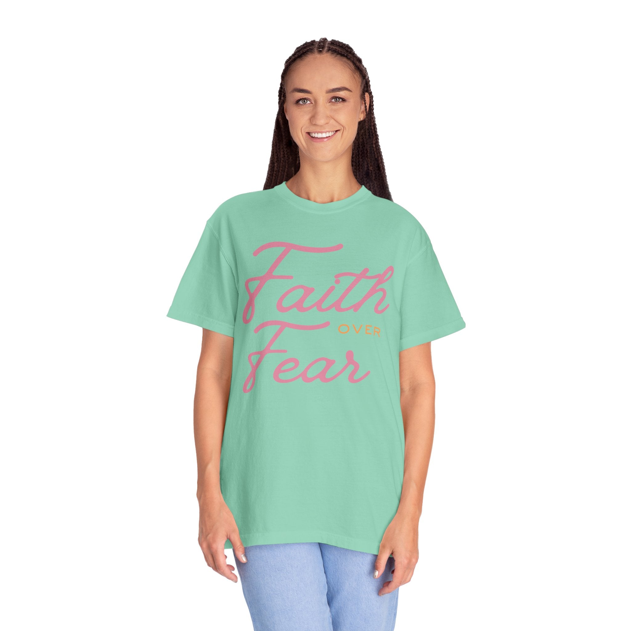 Faith Over Fear T-Shirt — Inspirational Christian Tee