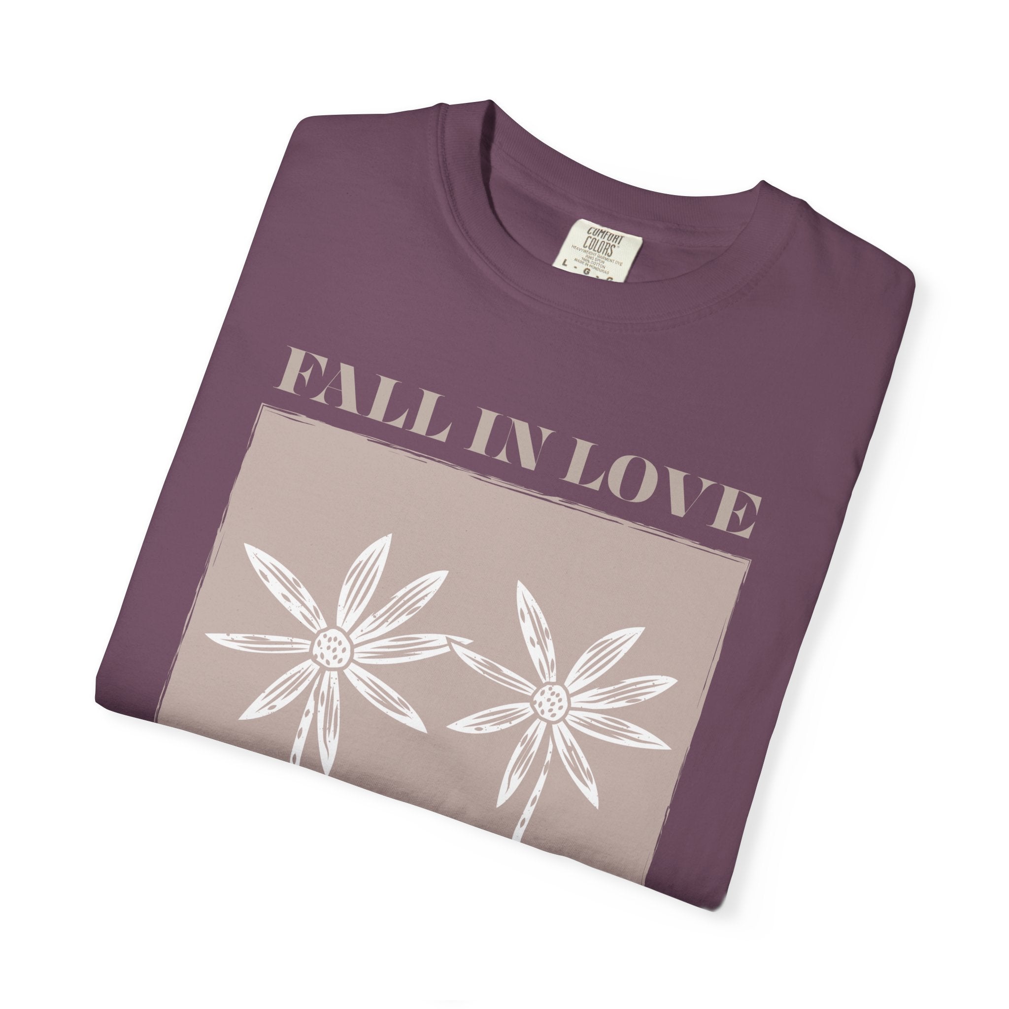 Faith Floral T‑Shirt — "Fall in Love with Jesus" Graphic Tee