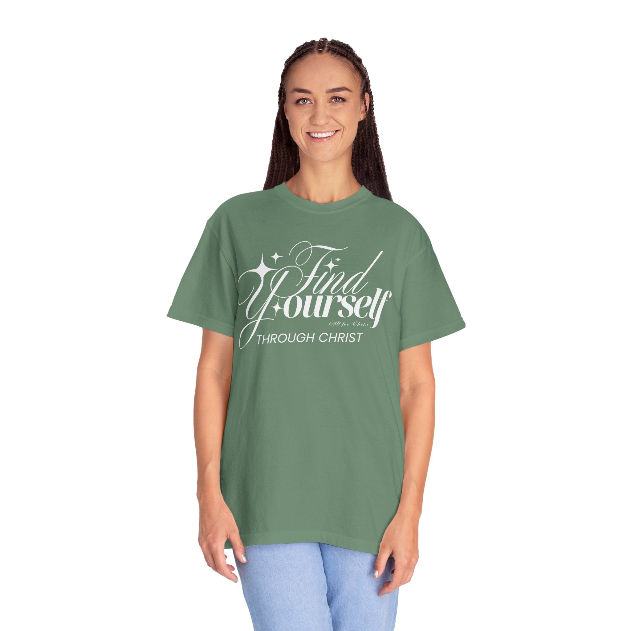 Find Yourself Through Christ T-Shirt — Christian Faith Graphic Tee
