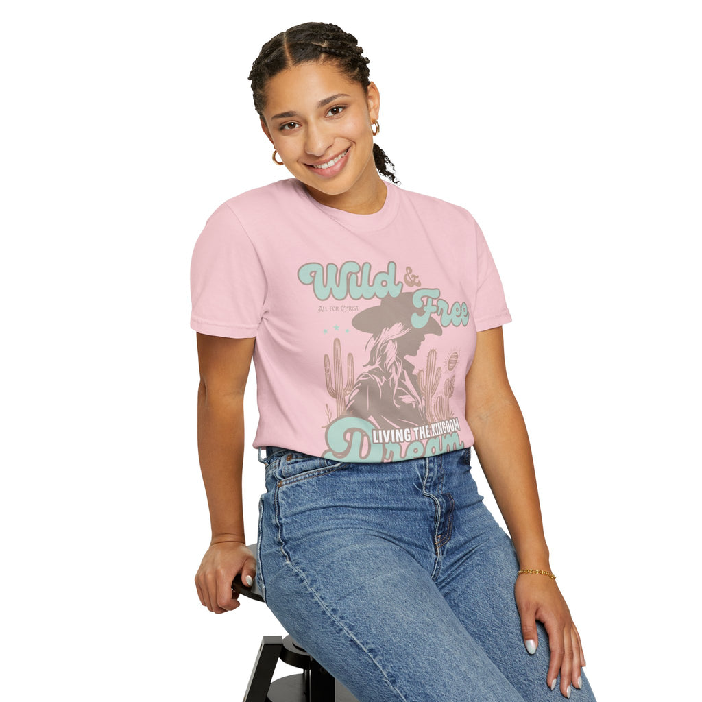 Wild & Free Dream T-Shirt — Desert Cowgirl Graphic Tee