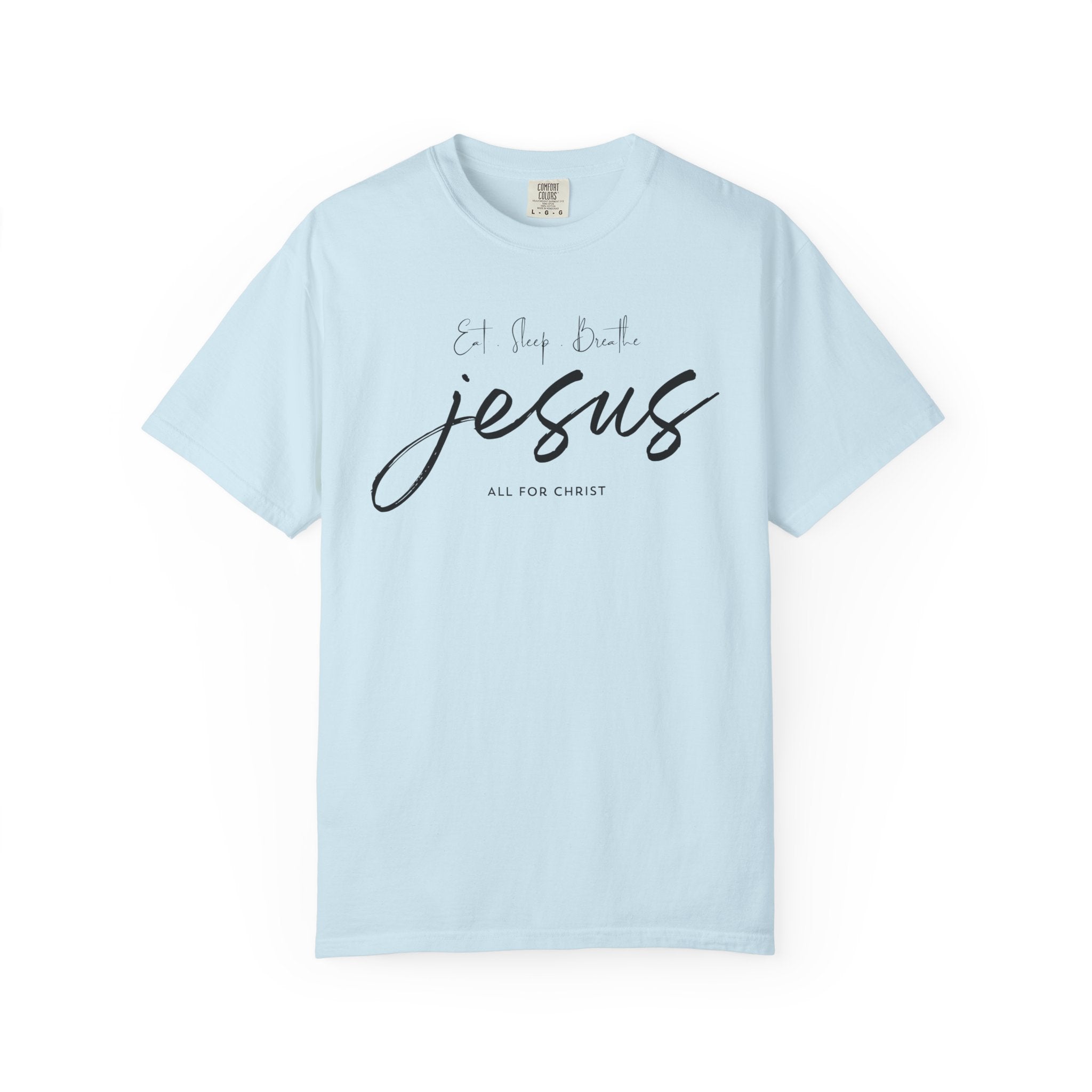 Jesus Script Tee - 'All for Christ' Faith Graphic T-Shirt