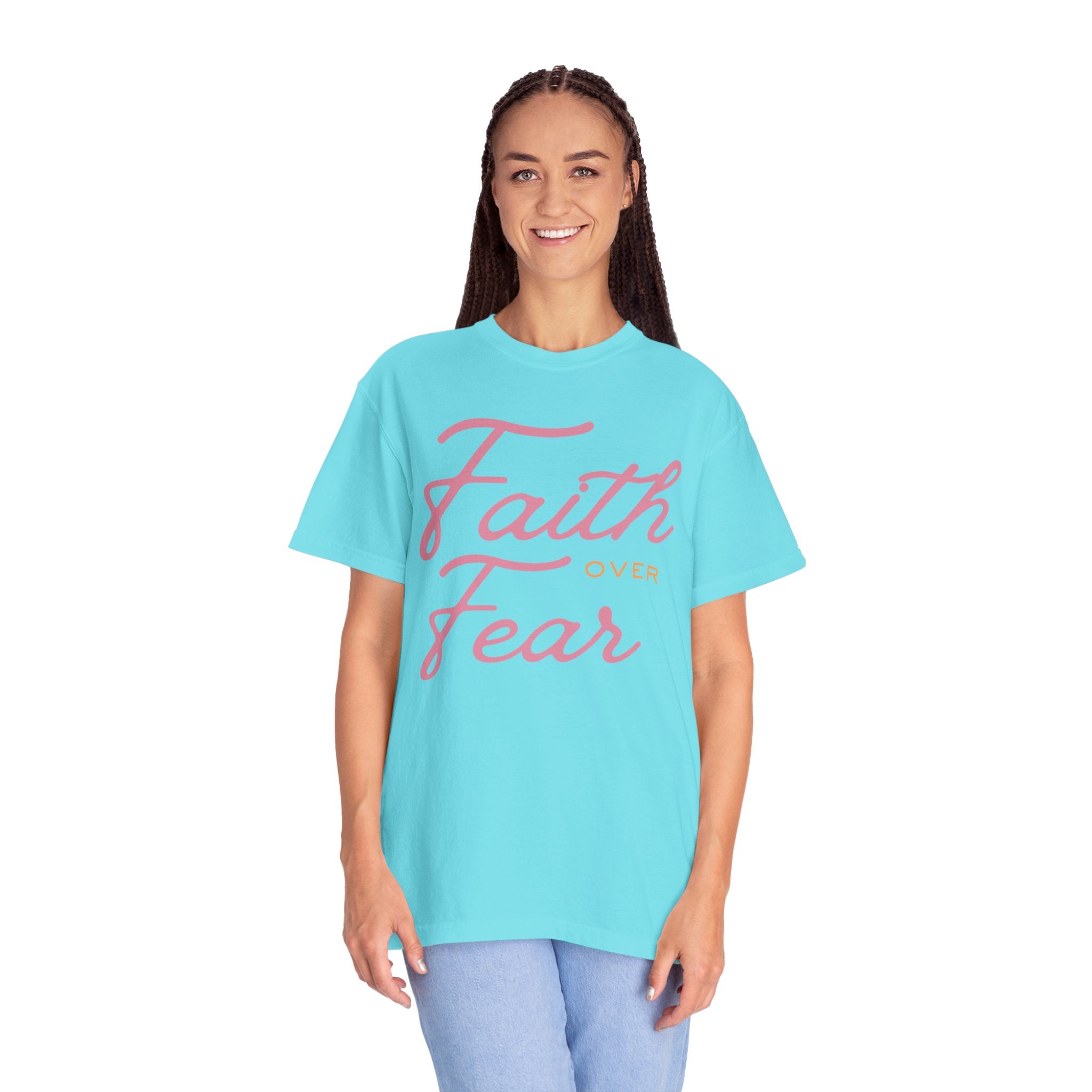 Faith Over Fear T-Shirt — Inspirational Christian Tee