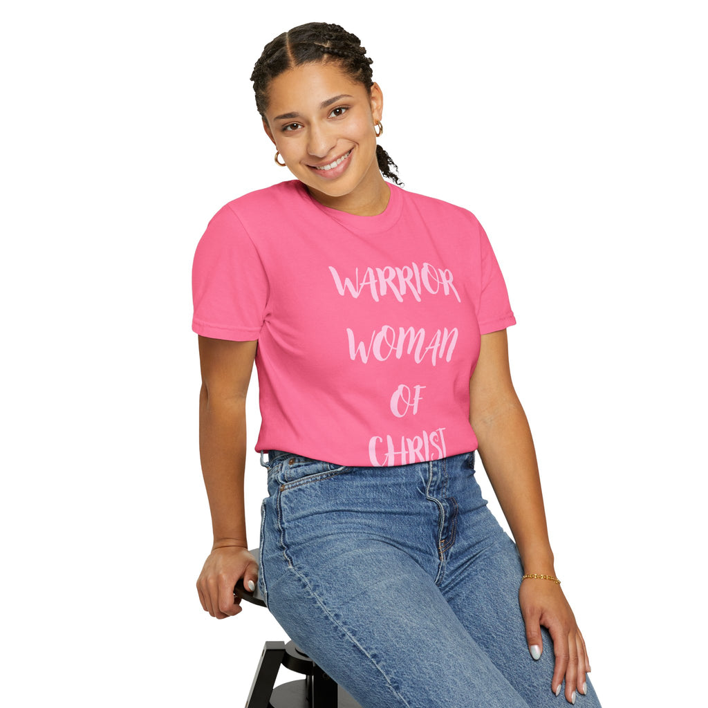 Warrior Woman of Christ T‑Shirt — Christian Faith Tee for Women