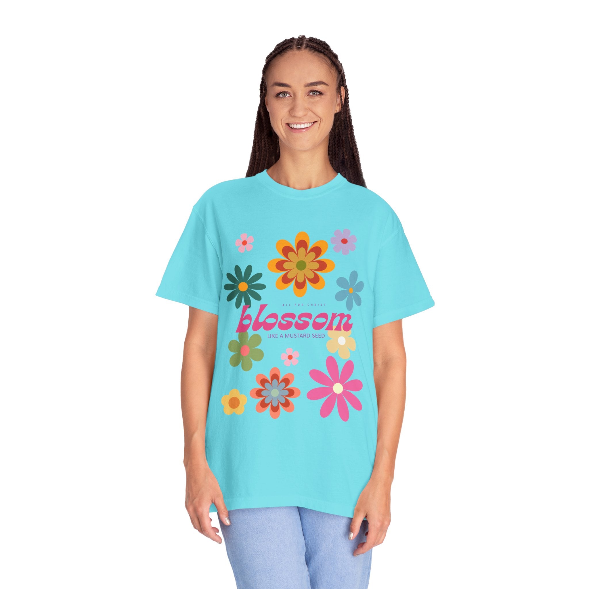 Blossom Floral Tee — Retro Flower Graphic T-Shirt