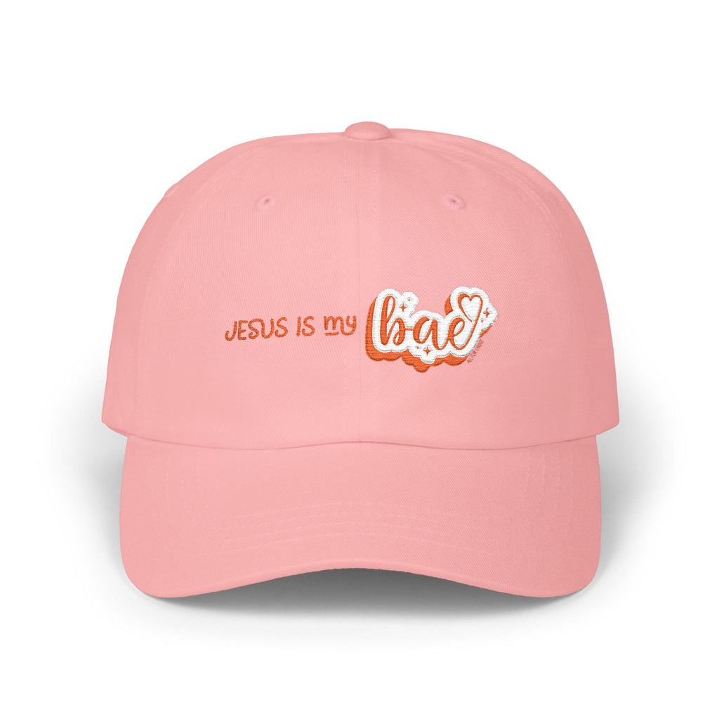 Dad Hat — "Jesus Is My Bae" Embroidered Christian Baseball Cap