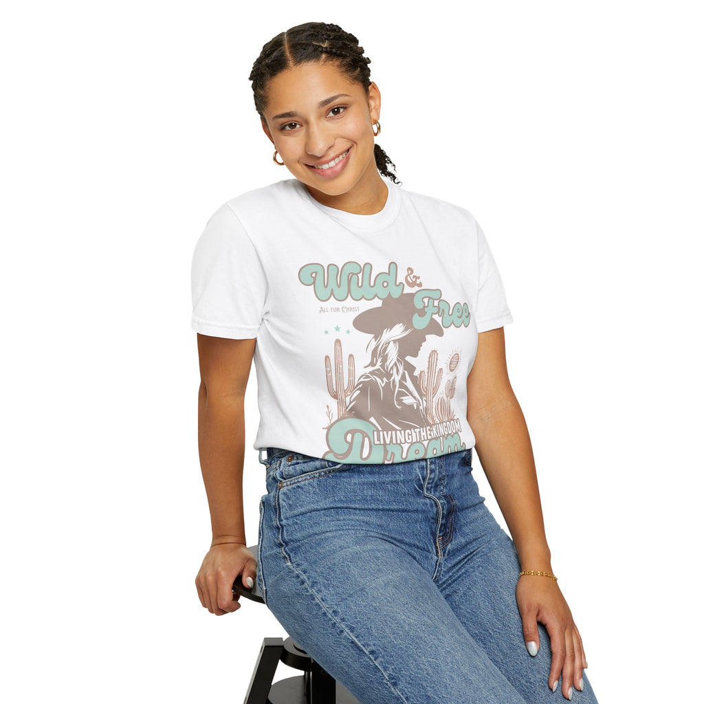 Wild & Free Dream T-Shirt — Desert Cowgirl Graphic Tee