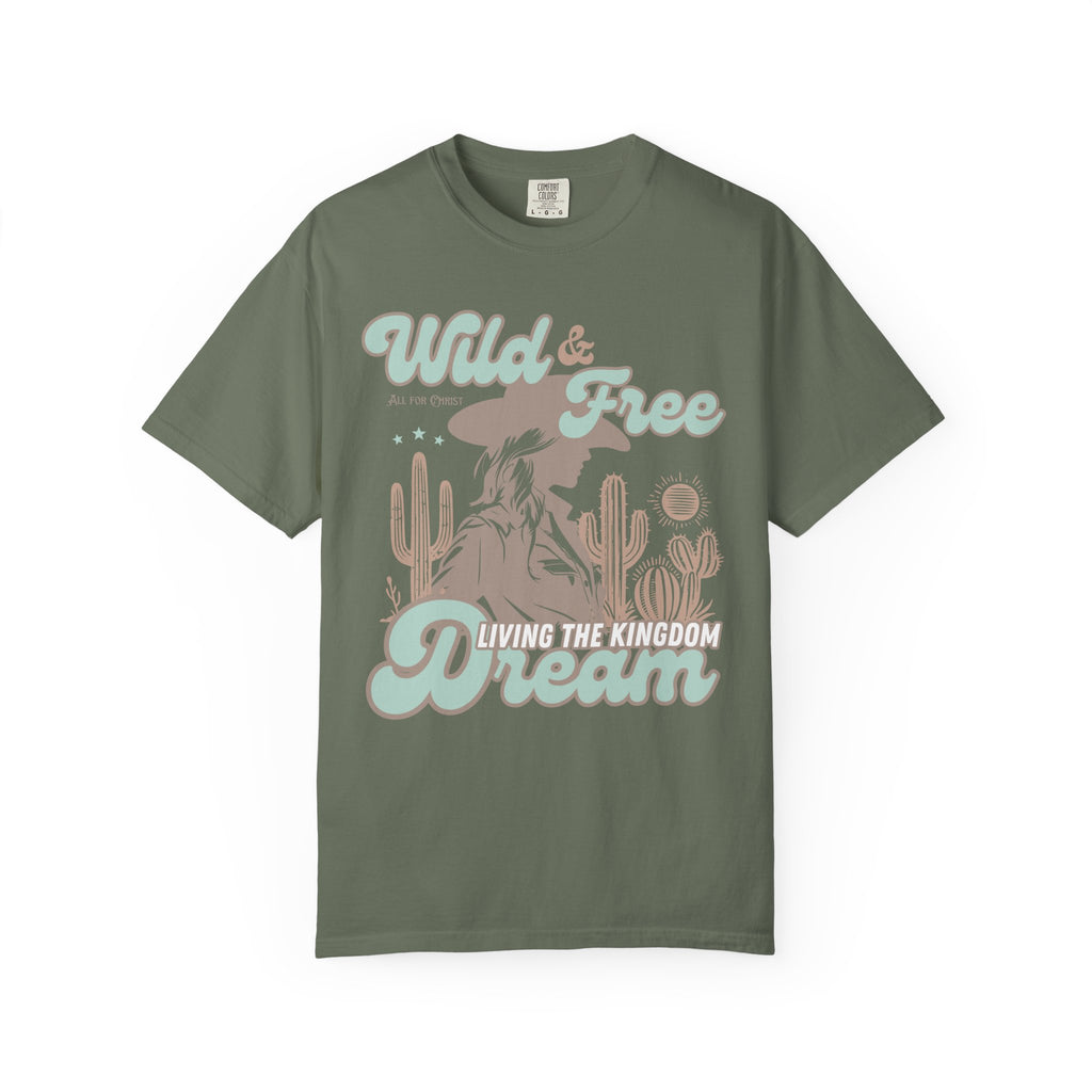 Wild & Free Dream T-Shirt — Desert Cowgirl Graphic Tee