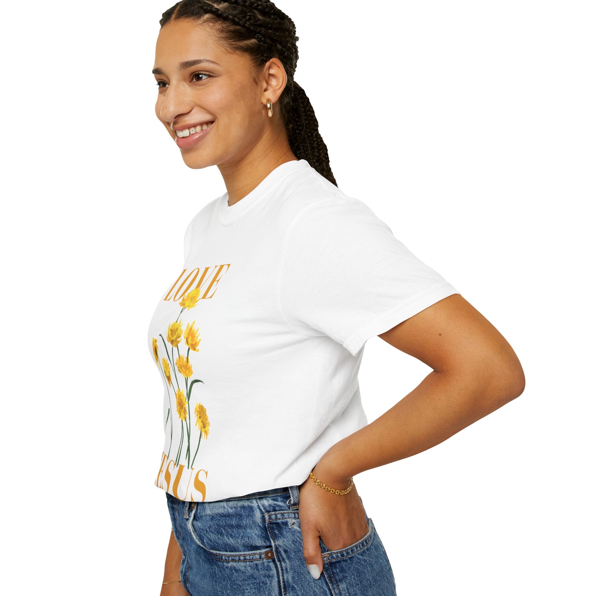 Love Jesus Floral T-Shirt