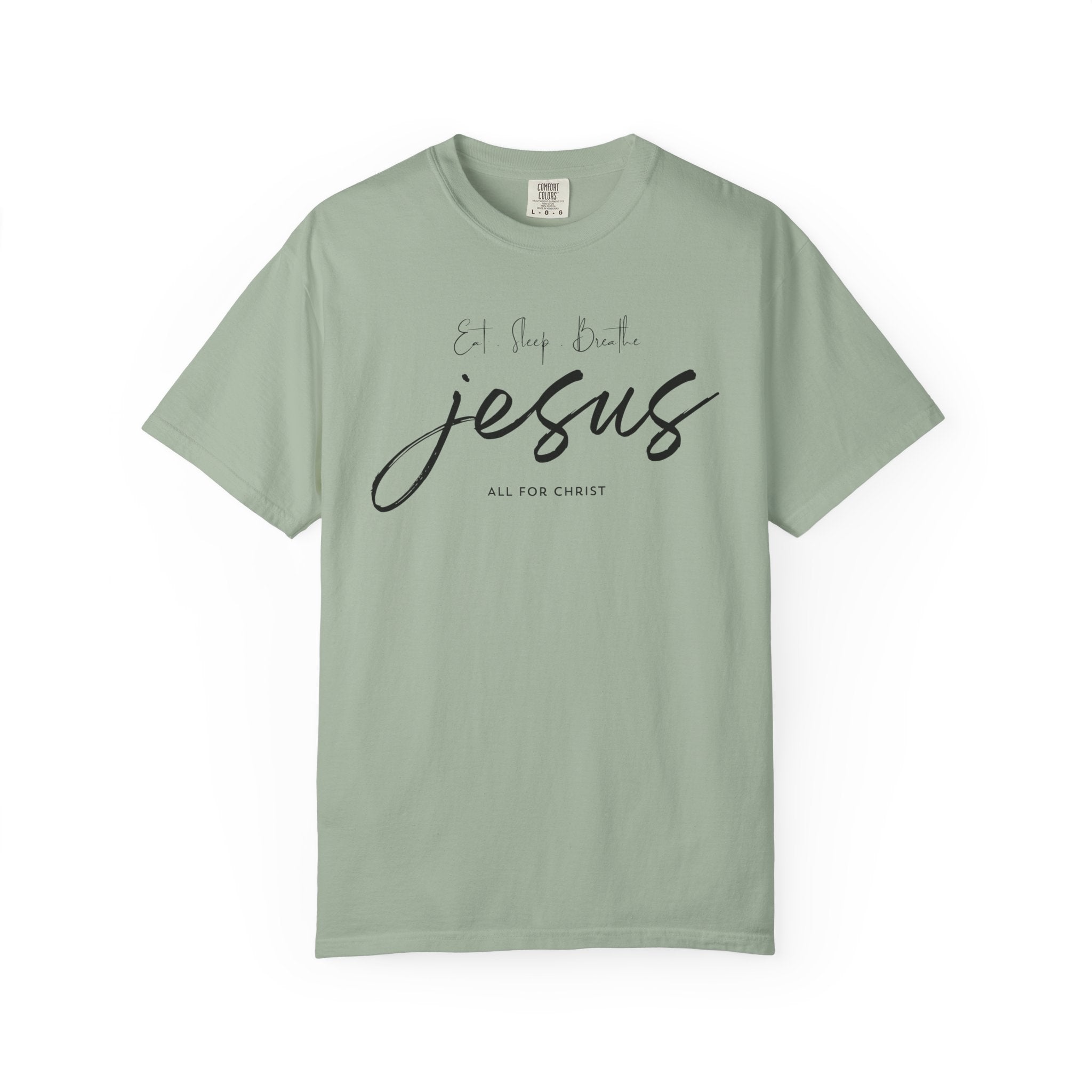Jesus Script Tee - 'All for Christ' Faith Graphic T-Shirt