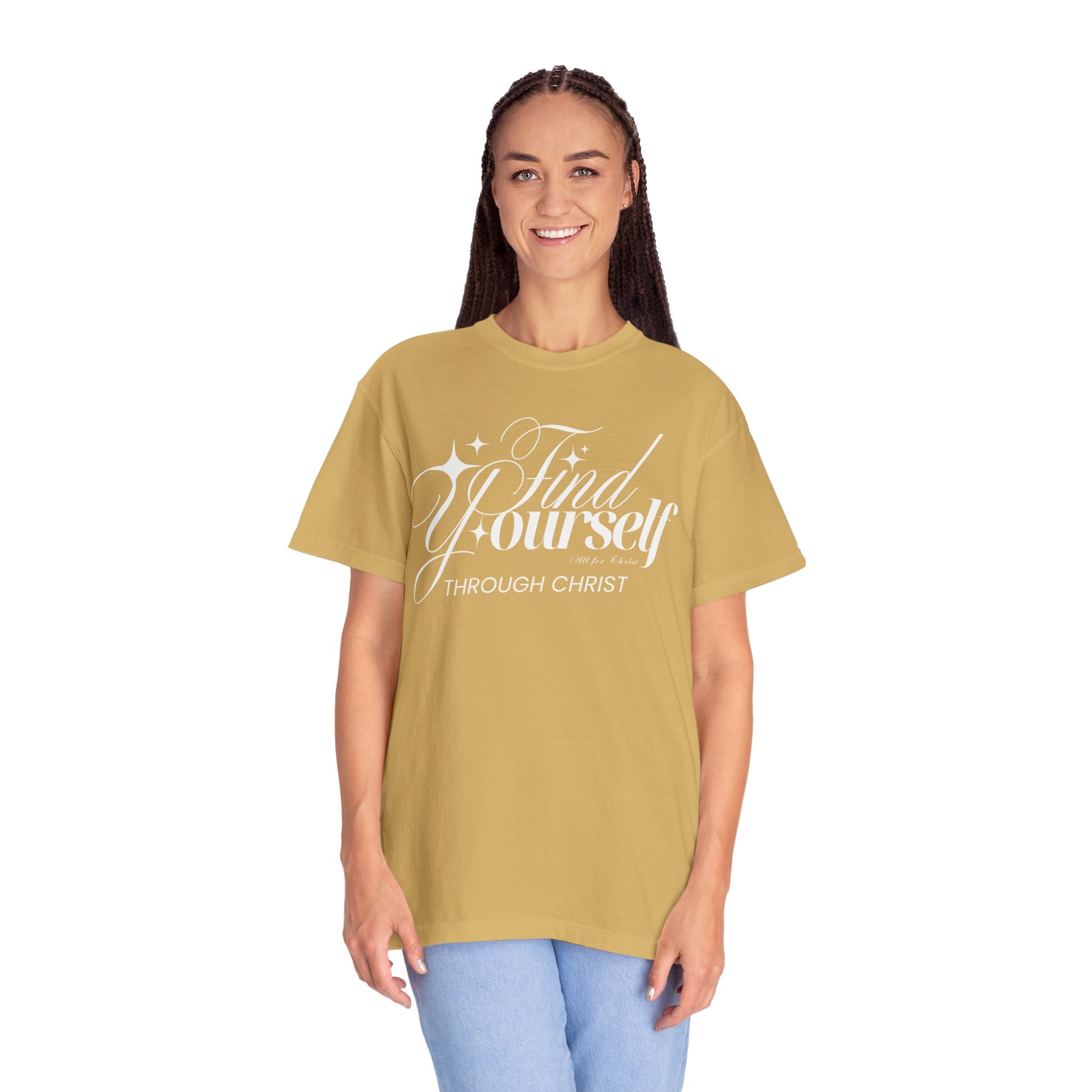 Find Yourself Through Christ T-Shirt — Christian Faith Graphic Tee