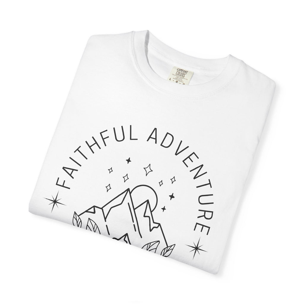 Faithful Adventure T-Shirt — Christian Mountain Graphic Tee