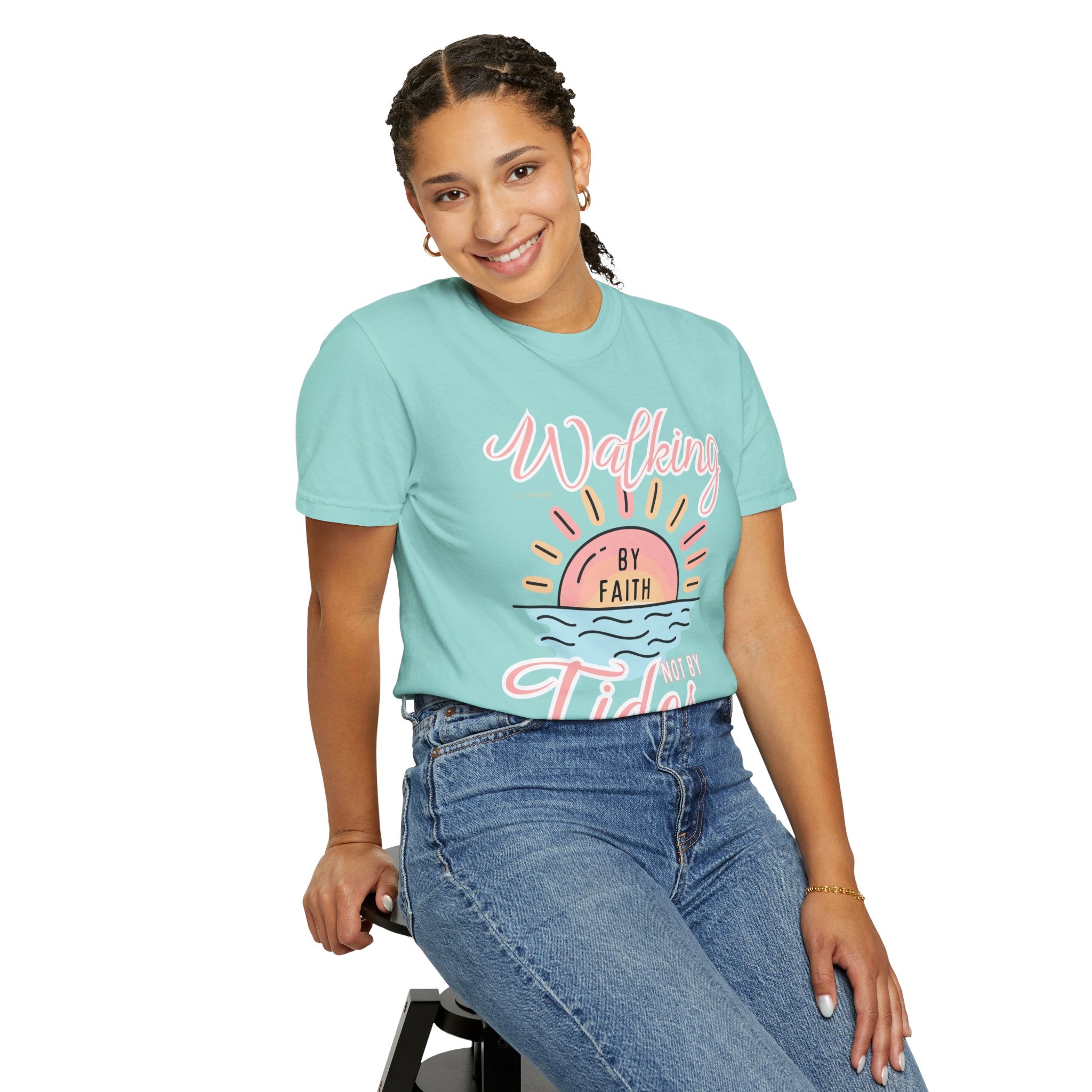 Walking by Faith Not by Tides T-Shirt