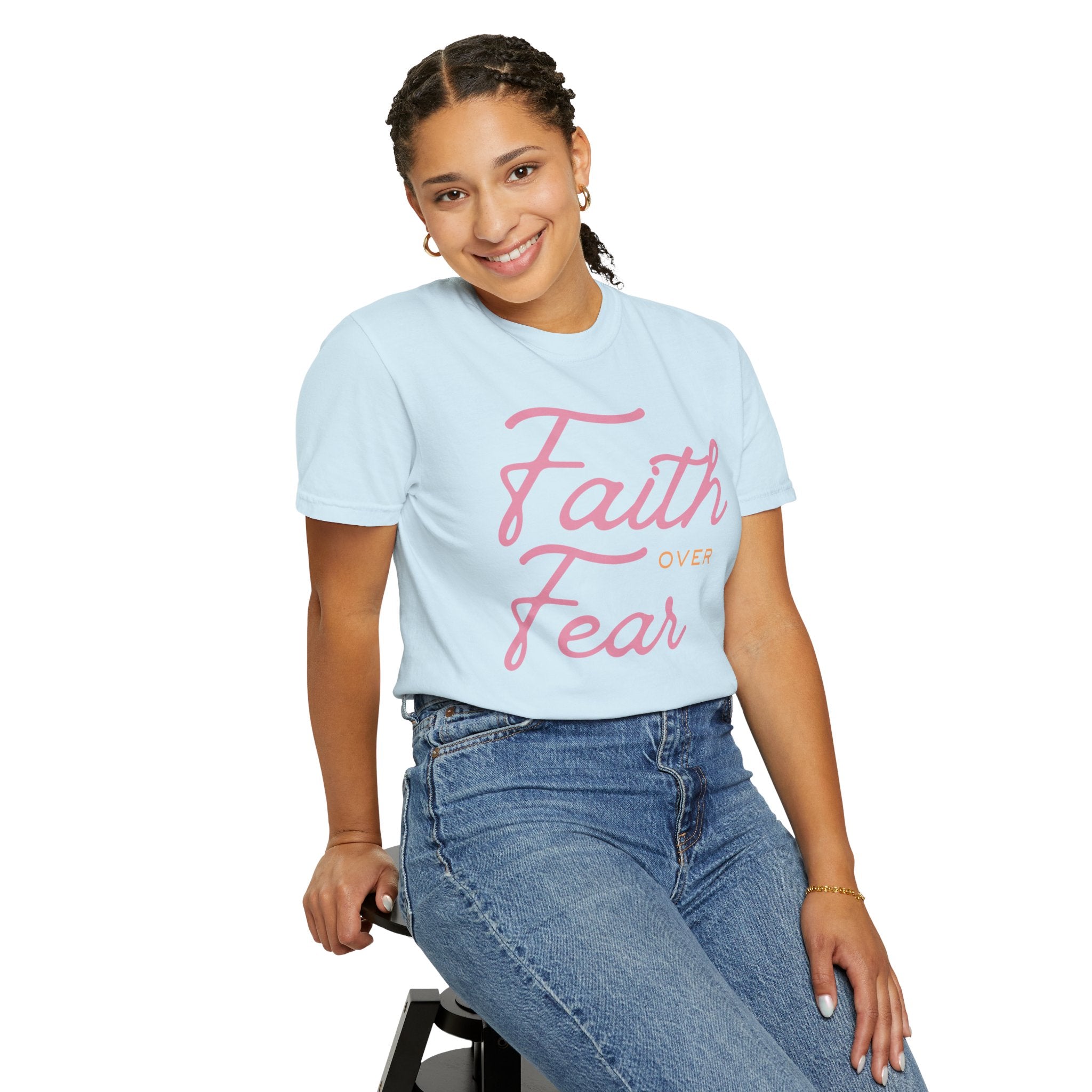 Faith Over Fear T-Shirt — Inspirational Christian Tee