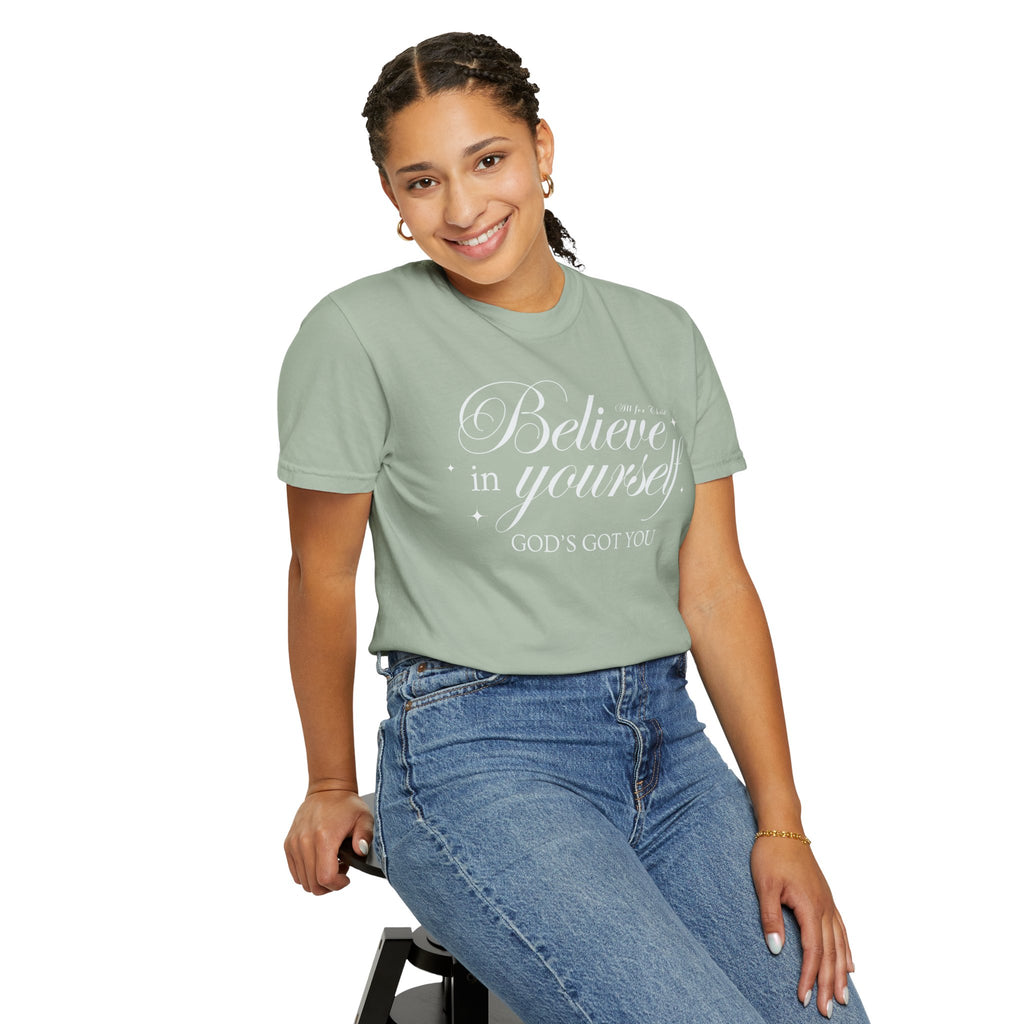 Believe In Yourself Christian T‑Shirt — "God's Got You" Inspirational Tee