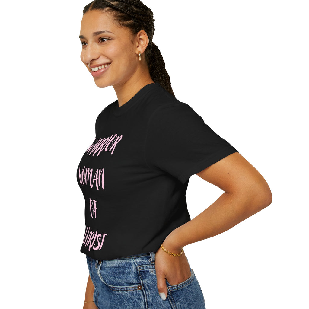 Warrior Woman of Christ T‑Shirt — Christian Faith Tee for Women