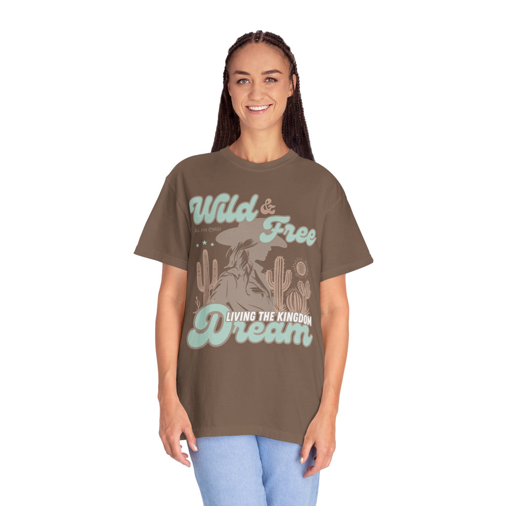Wild & Free Dream T-Shirt — Desert Cowgirl Graphic Tee