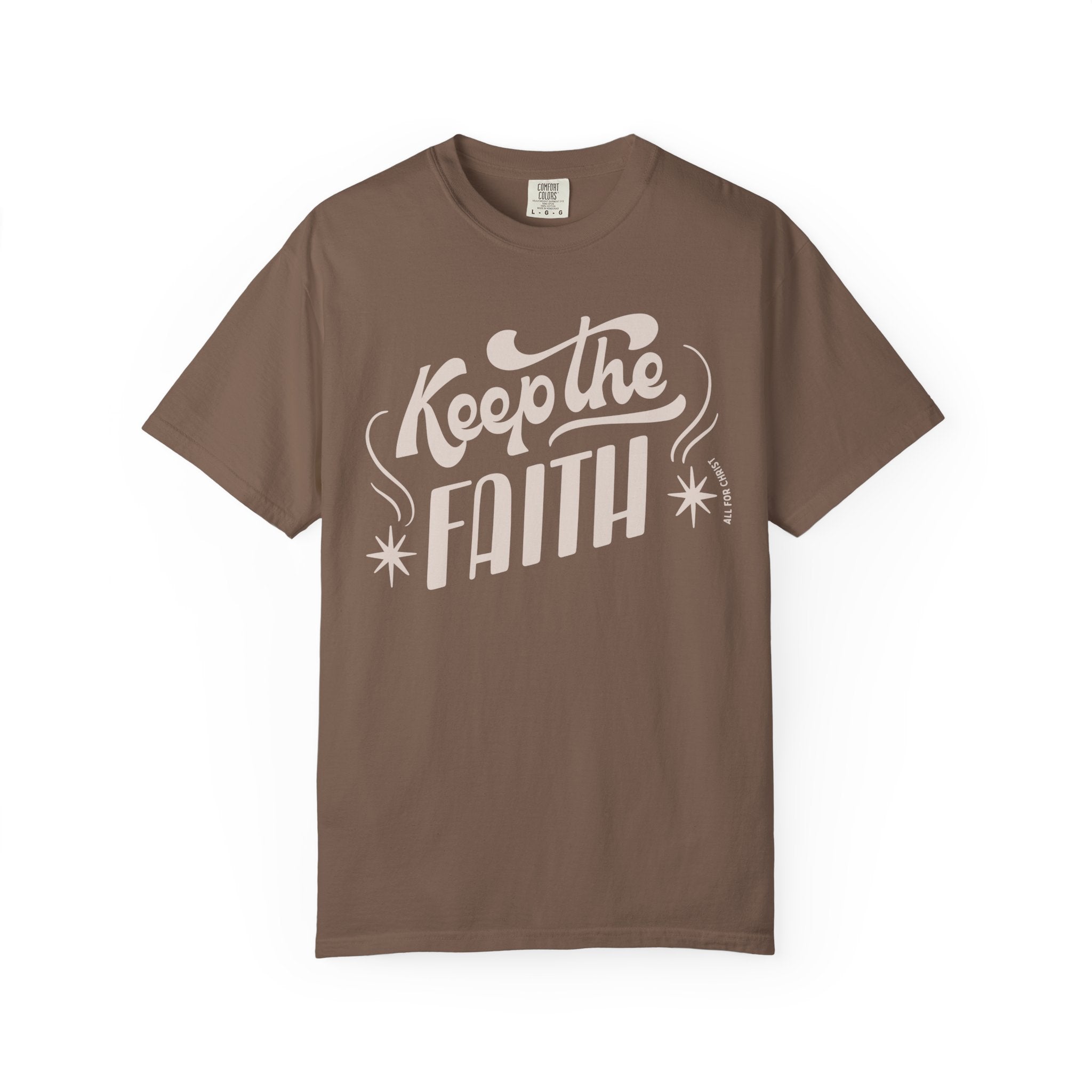Keep the Faith T-Shirt — Retro Script Inspirational Tee